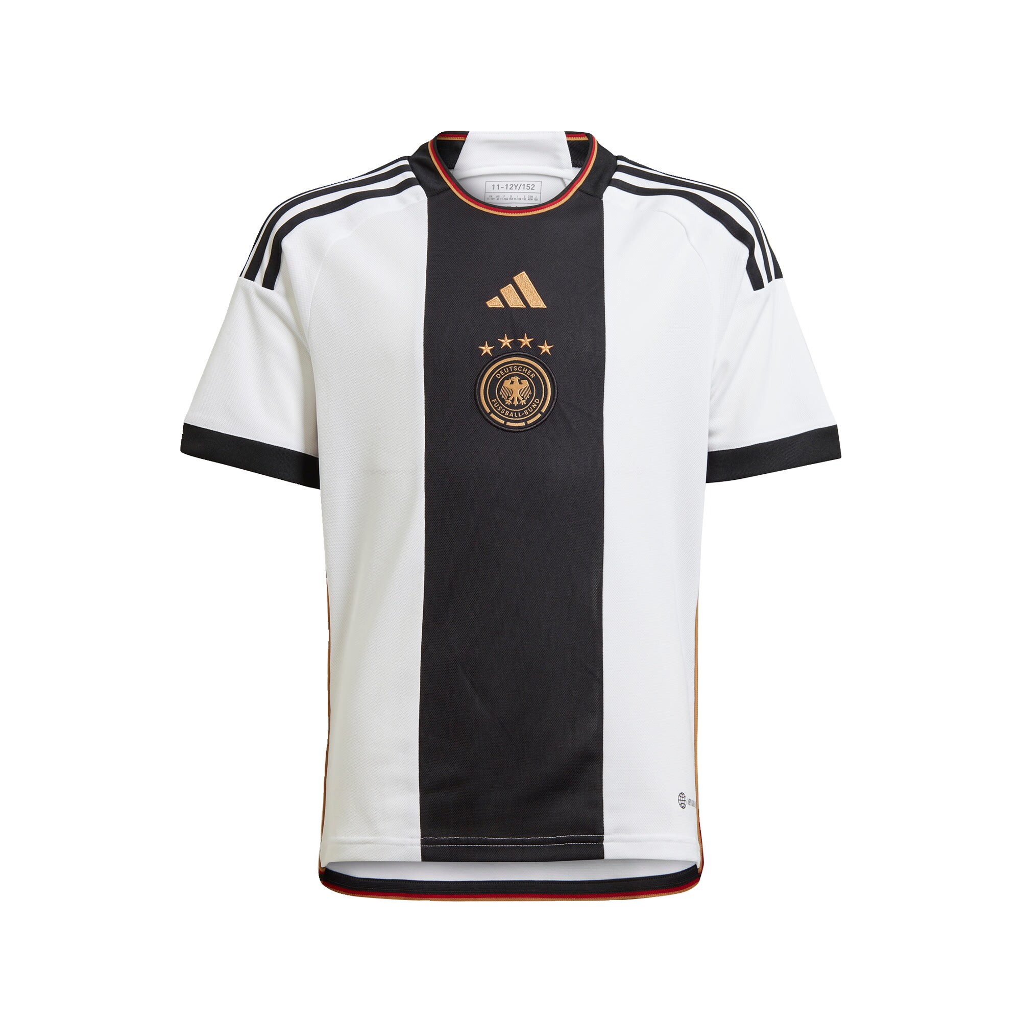ADIDAS PERFORMANCE Funkcionális felső 'DFB 22'  fehér / fekete / sárga / piros