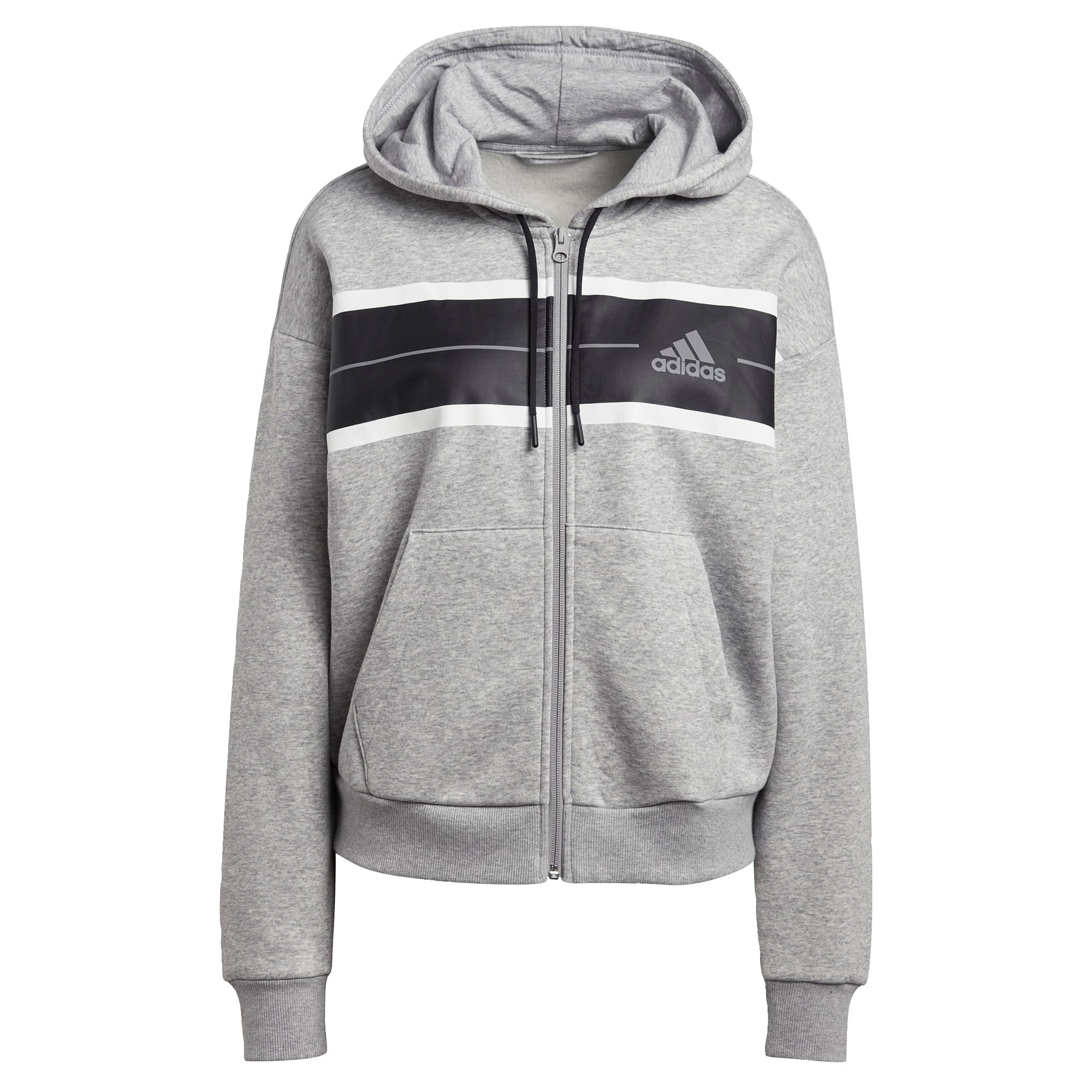ADIDAS PERFORMANCE Sport szabadidős dzsekik  szürke melír / fekete / fehér