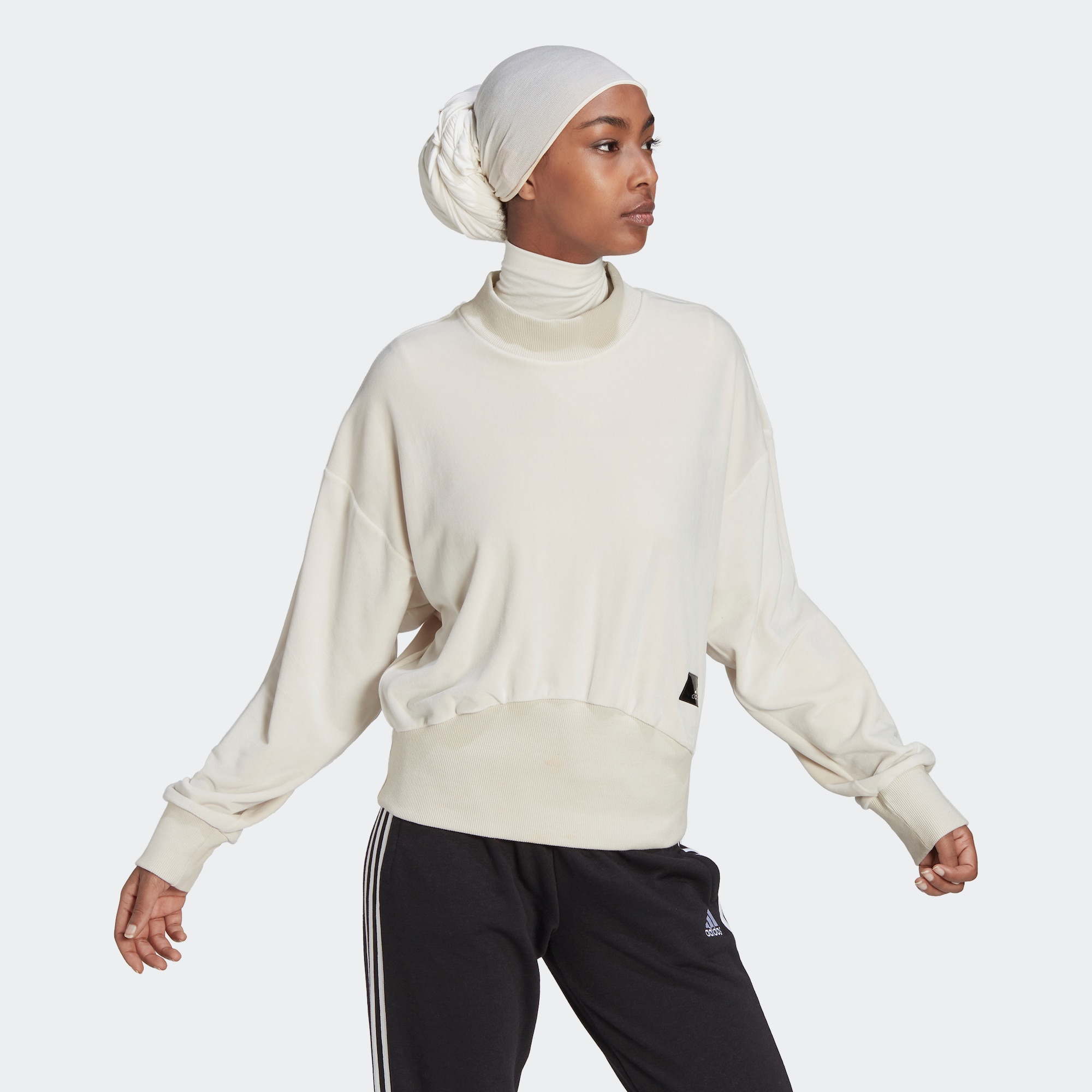 ADIDAS PERFORMANCE Sport szabadidős felsők  bézs / ezüst