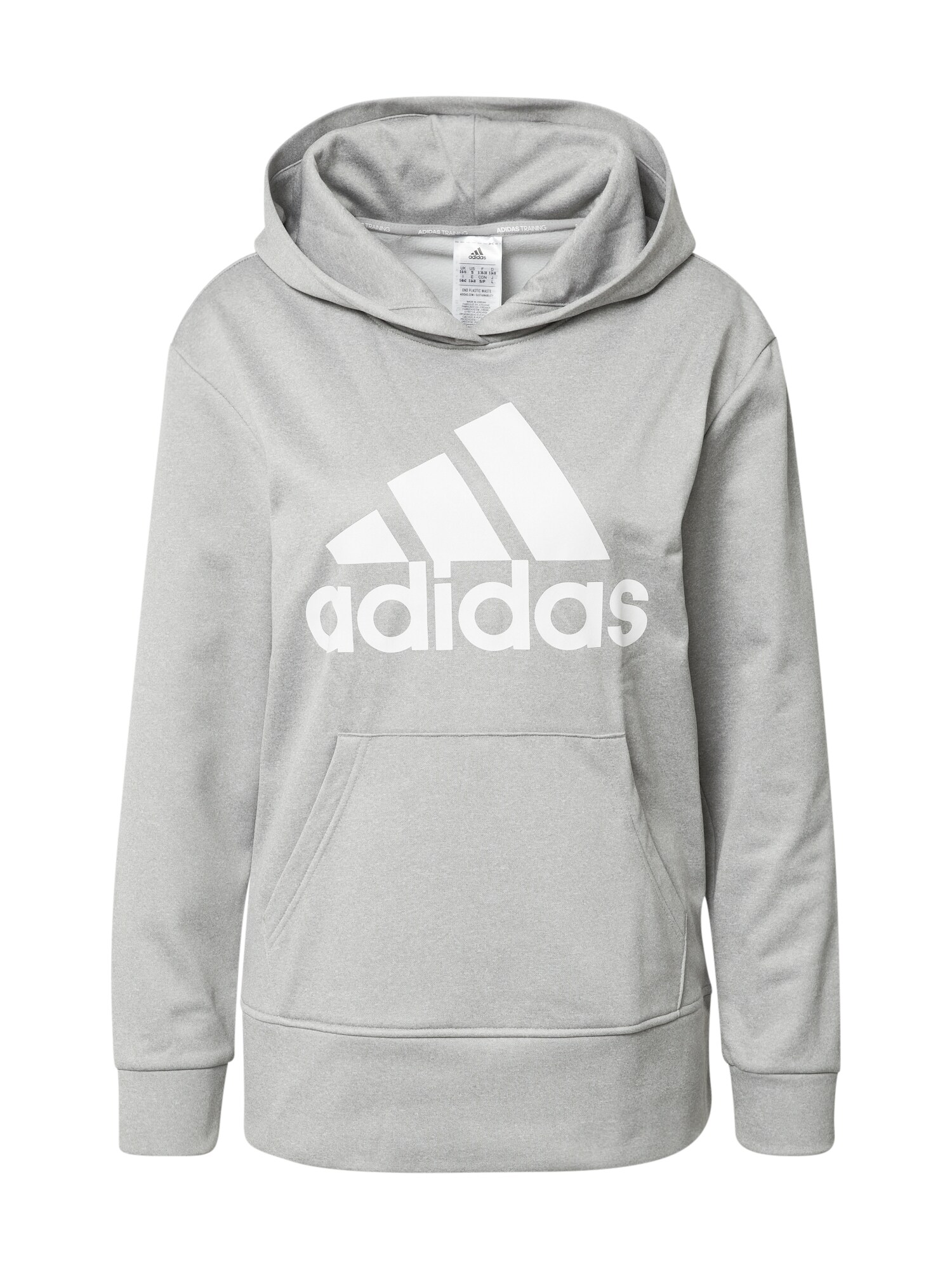 ADIDAS PERFORMANCE Sport szabadidős felsők  ezüstszürke / fehér