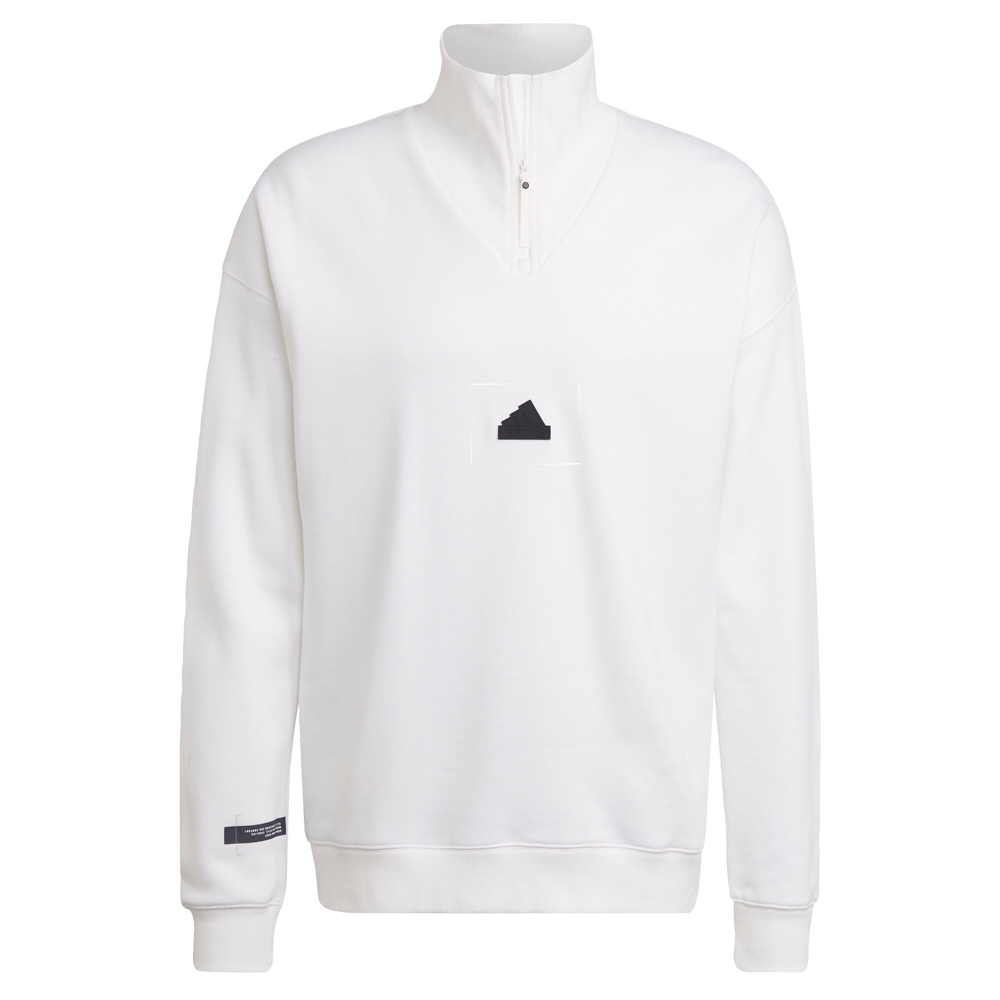 ADIDAS PERFORMANCE Sport szabadidős felsők  fehér / fekete