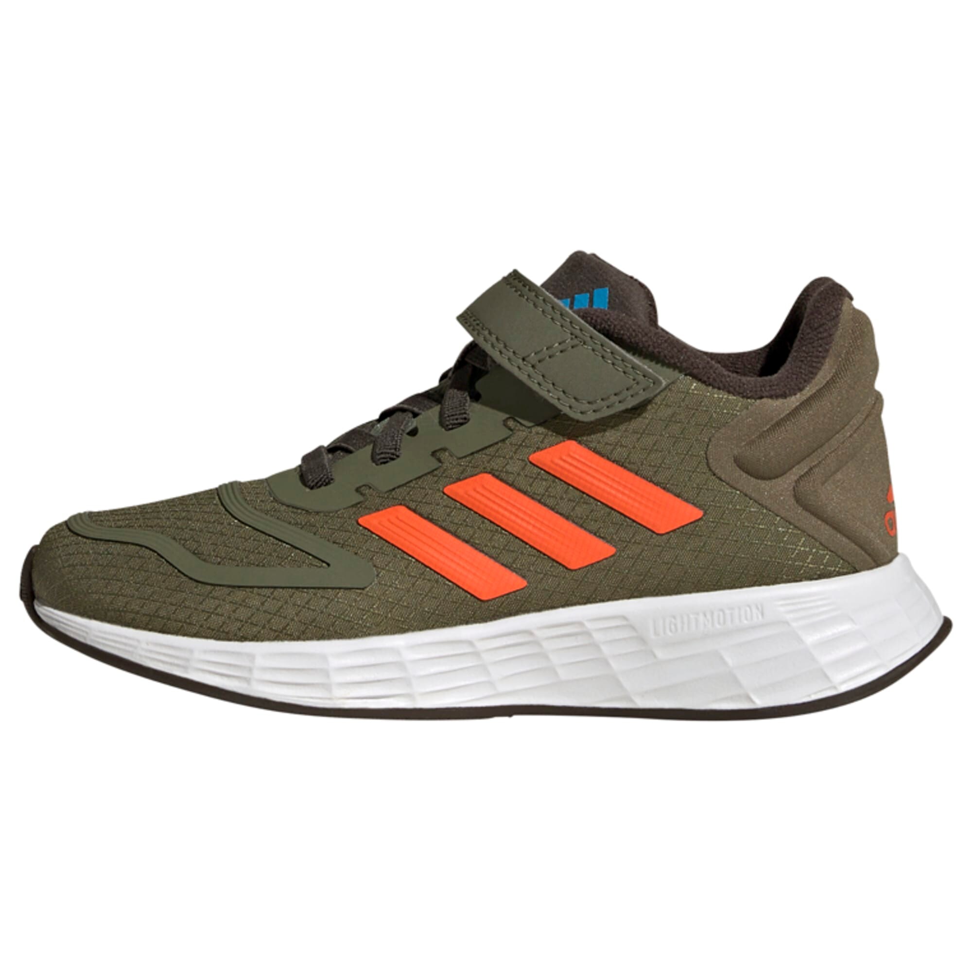 ADIDAS PERFORMANCE Sportcipő 'Duramo 10'  olíva / narancs / ciánkék