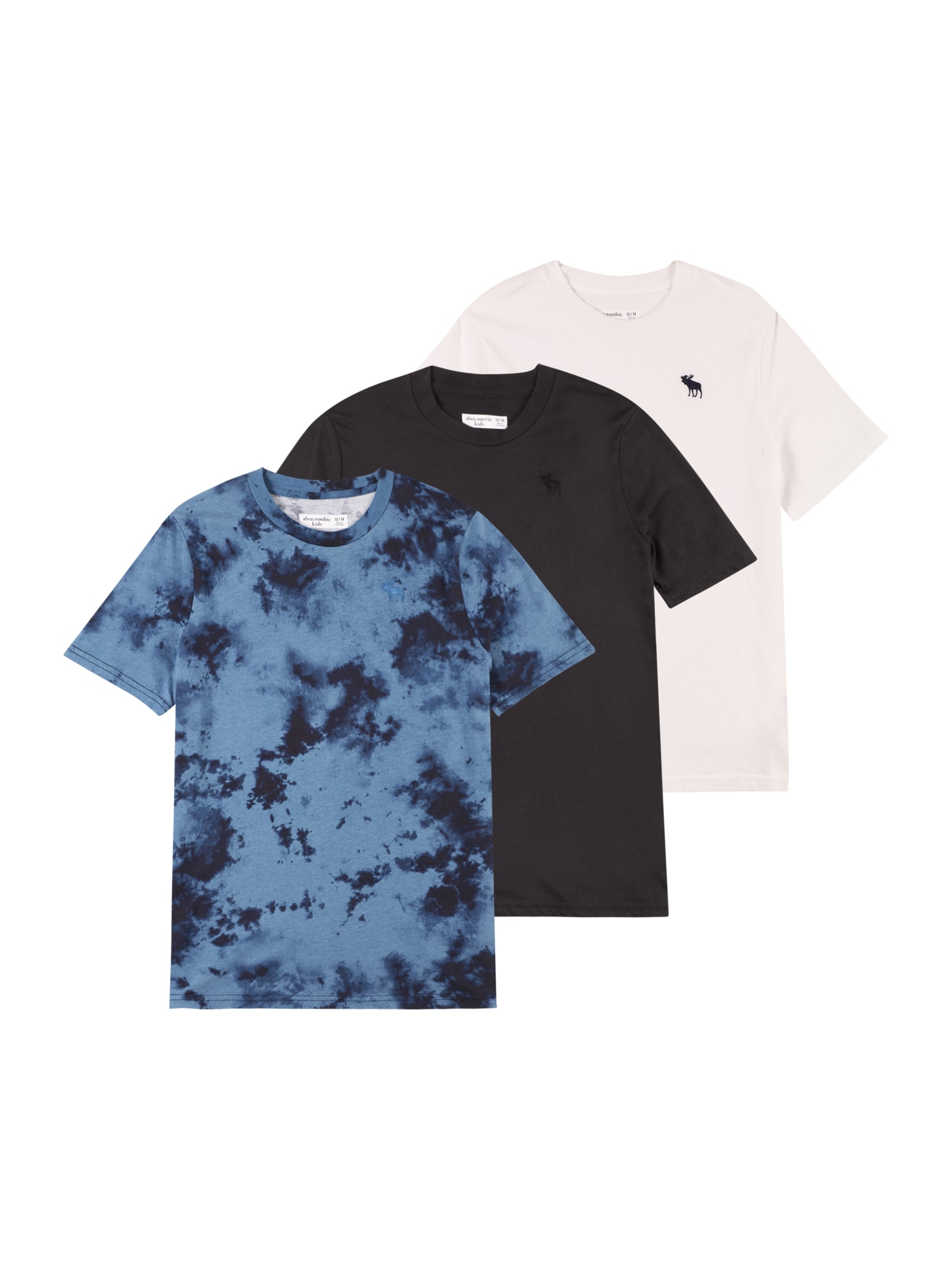 Abercrombie & Fitch Póló  tengerészkék / fehér / kék