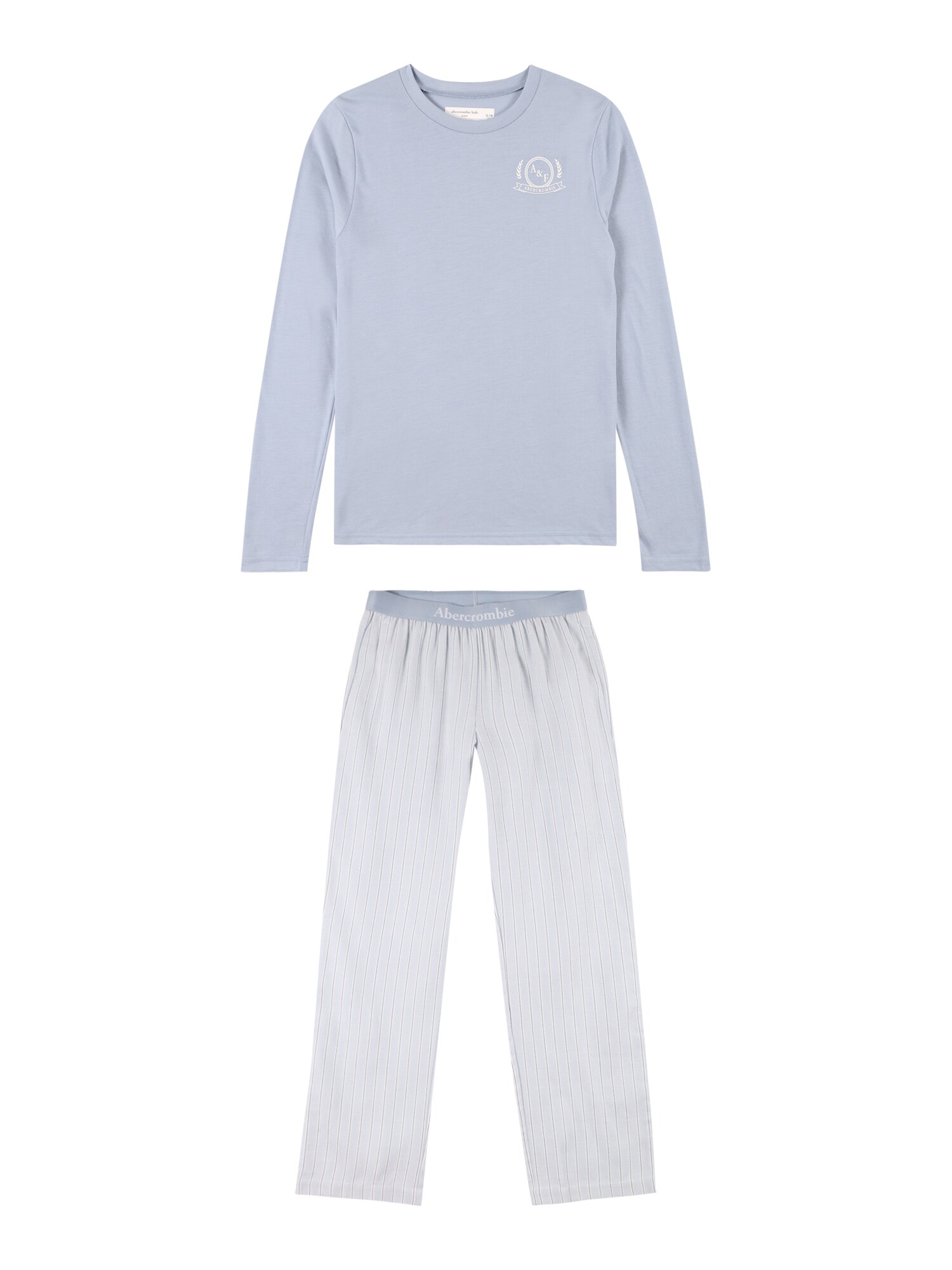 Abercrombie & Fitch Ruhák alváshoz  világoskék / fehér