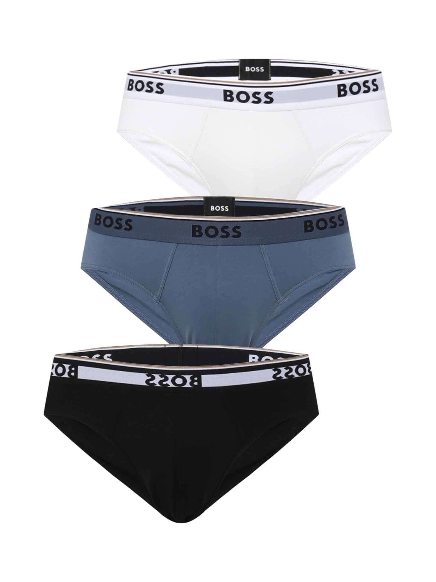 BOSS Black Slip  fekete / füstkék / fehér