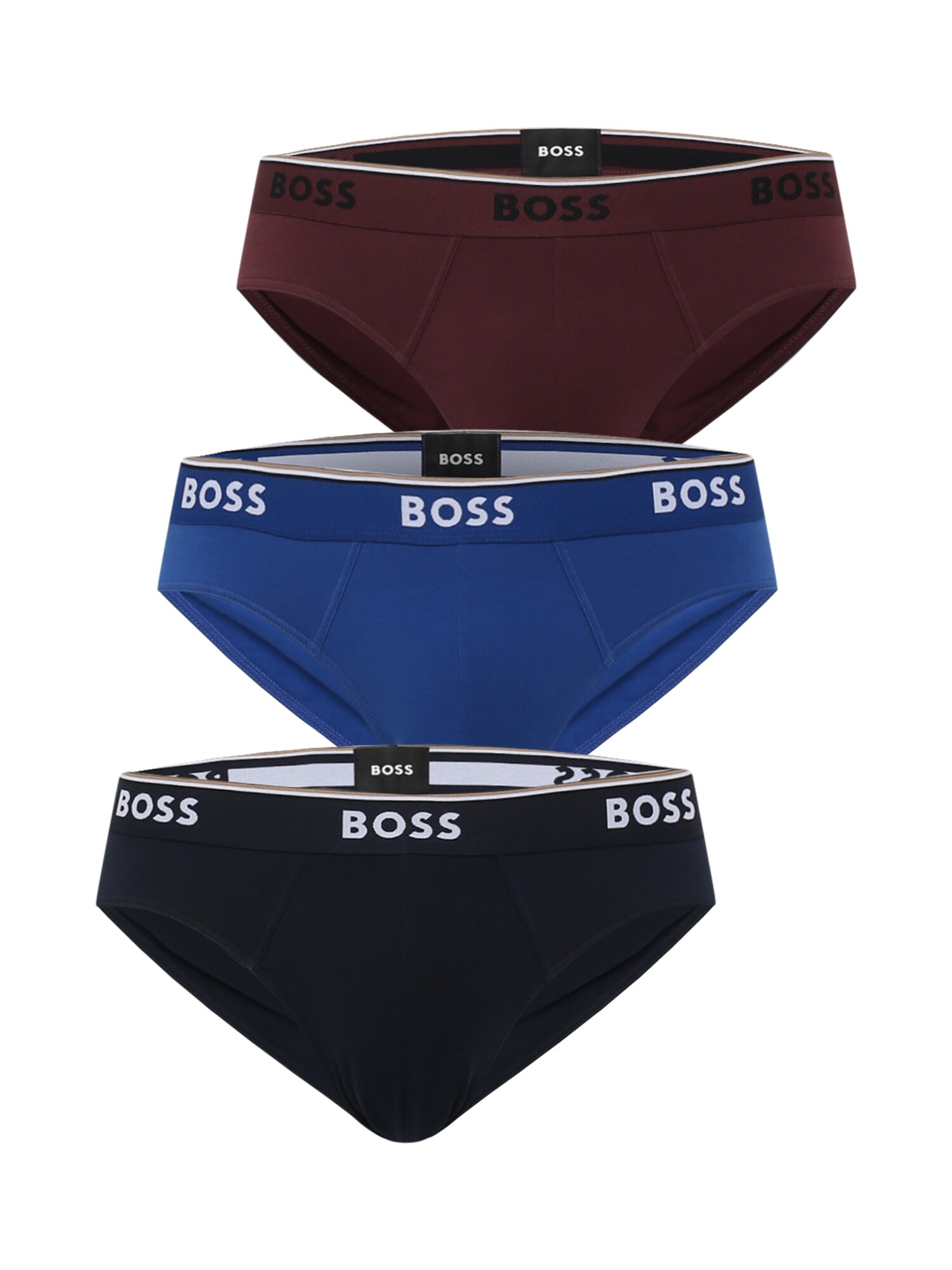 BOSS Black Slip  fekete / kék / fehér / borvörös