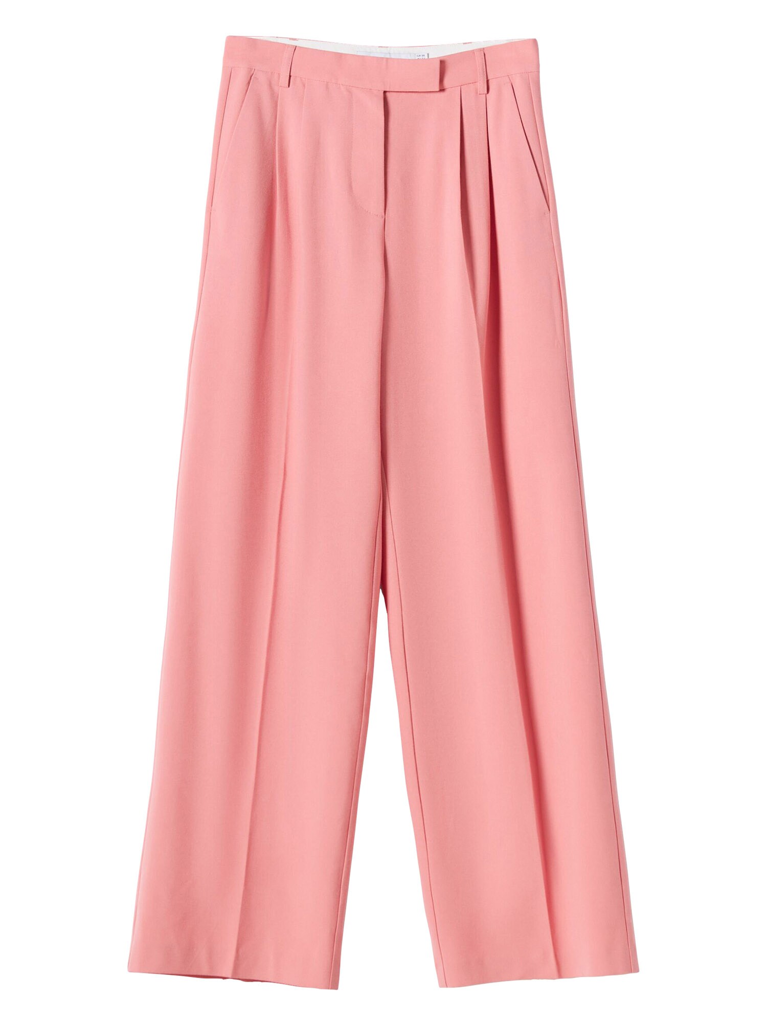 Bershka Ráncos nadrág  rózsaszín