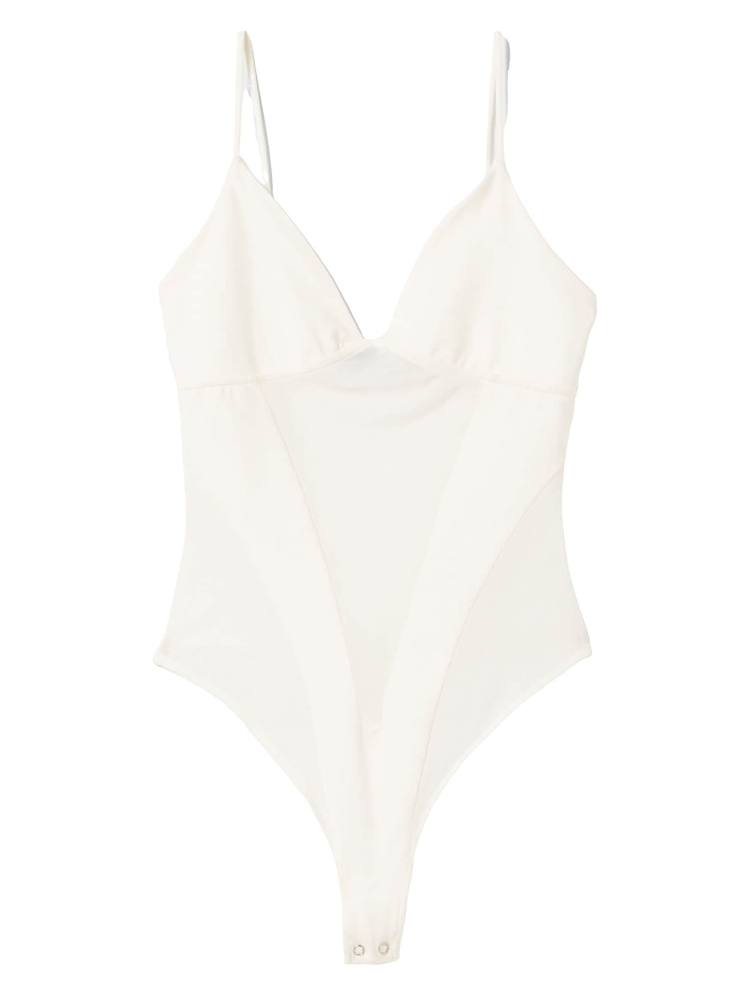 Bershka Rövid body  fehér