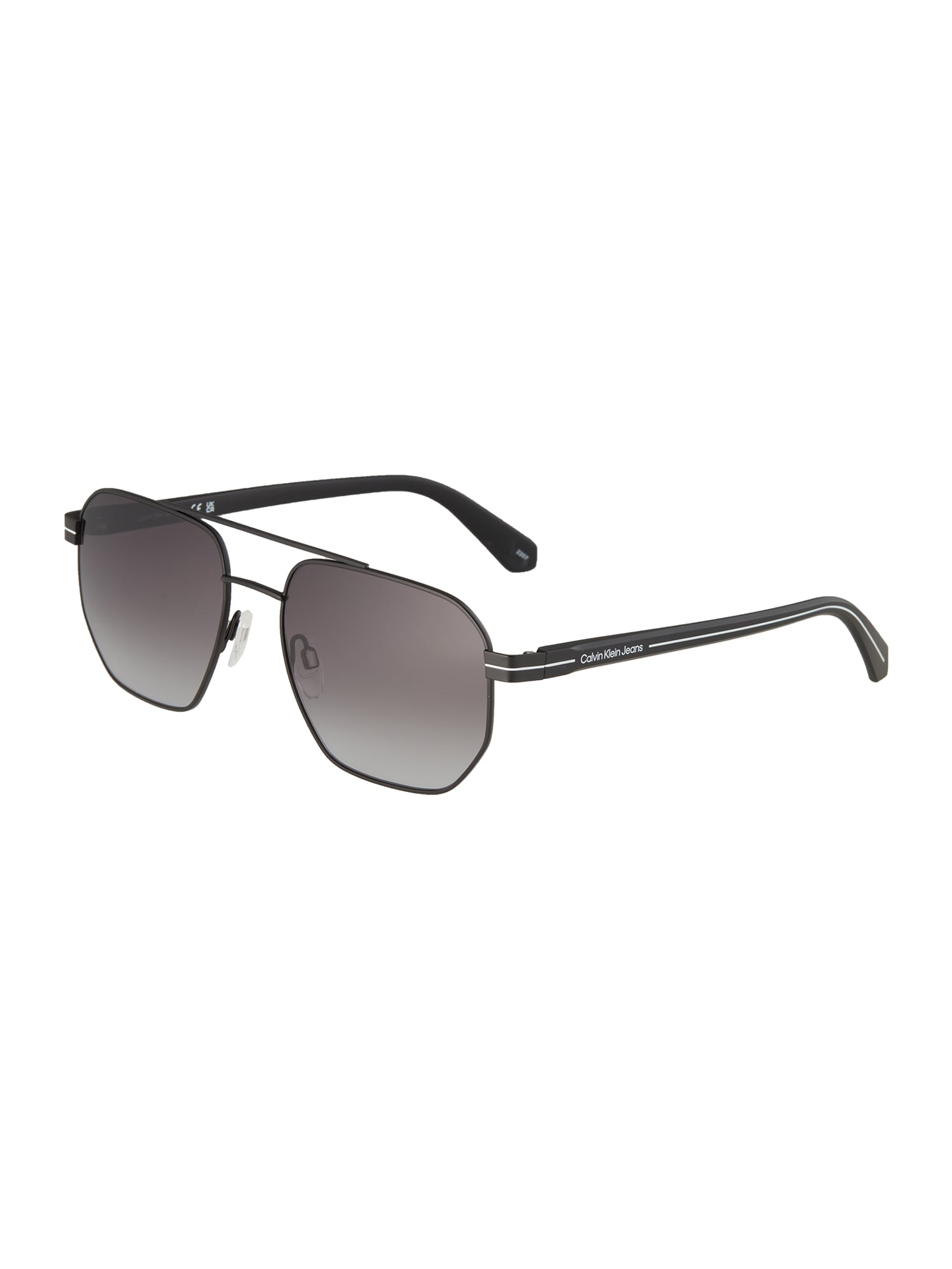 Calvin Klein Jeans Napszemüveg 'CKJ22204S'  fekete / fehér