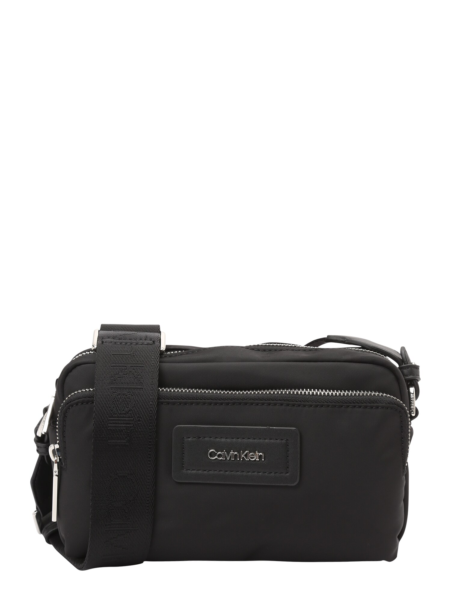 Calvin Klein Válltáska  fekete / ezüst