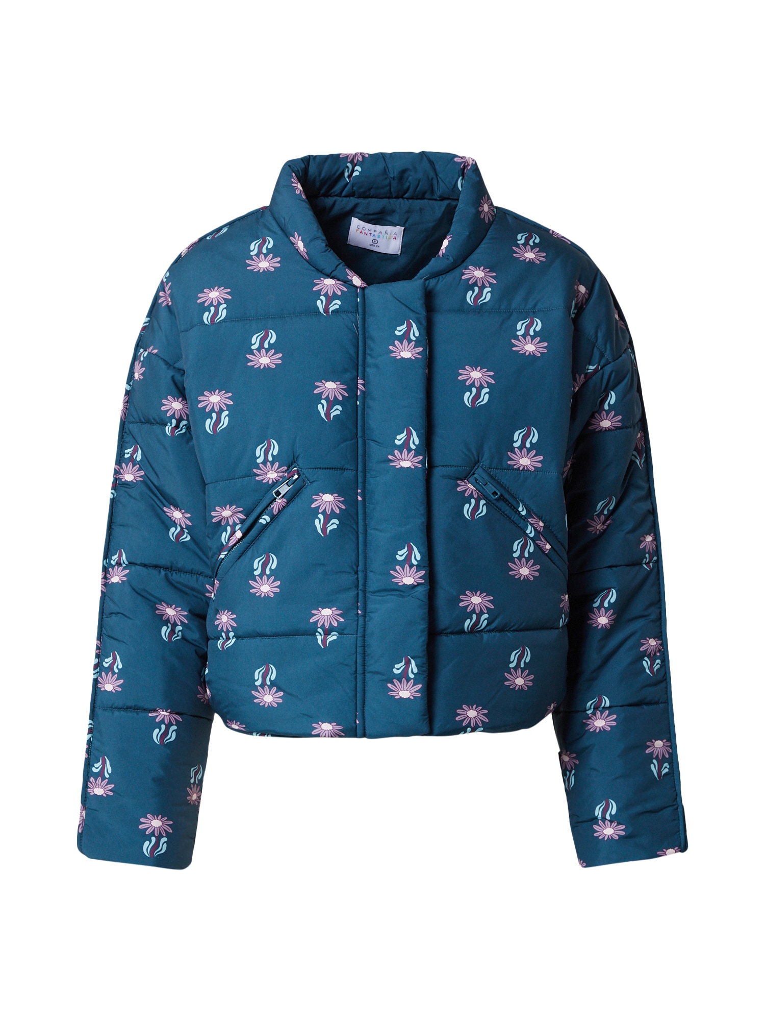 Compania Fantastica Átmeneti dzseki 'Chaqueta'  benzin / orchidea / fehér / világoskék