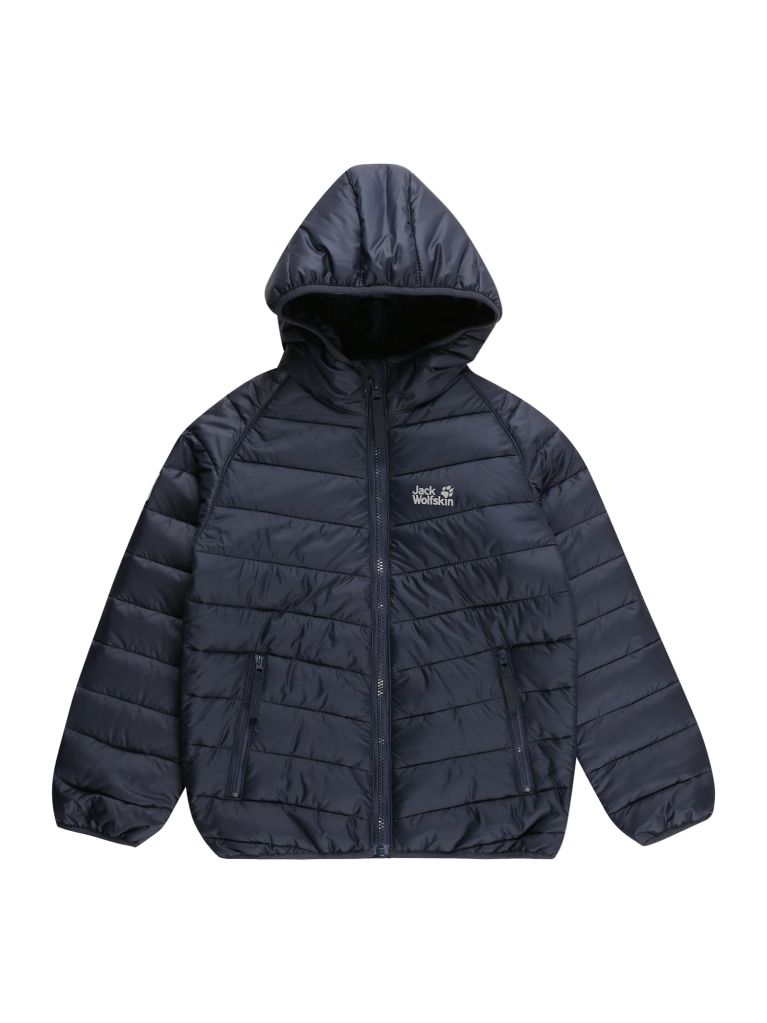 JACK WOLFSKIN Kültéri kabátok 'ZENON'  fehér / tengerészkék