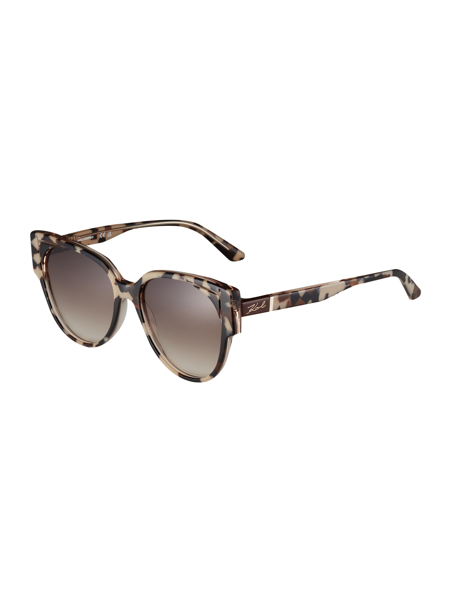 Karl Lagerfeld Napszemüveg 'KL6068S'  barna / bézs / arany