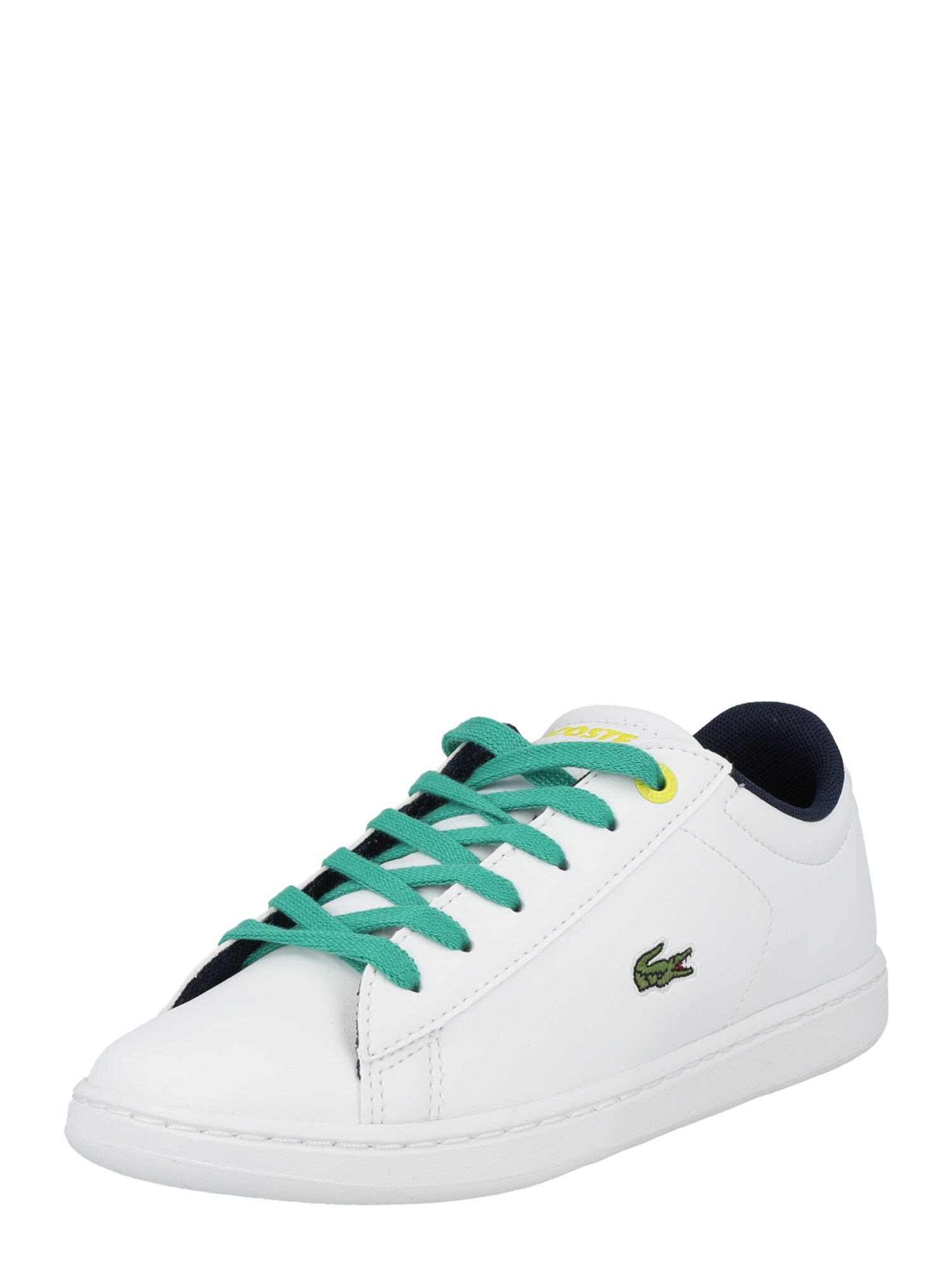 LACOSTE Sportcipő  fehér / sötétzöld / piros