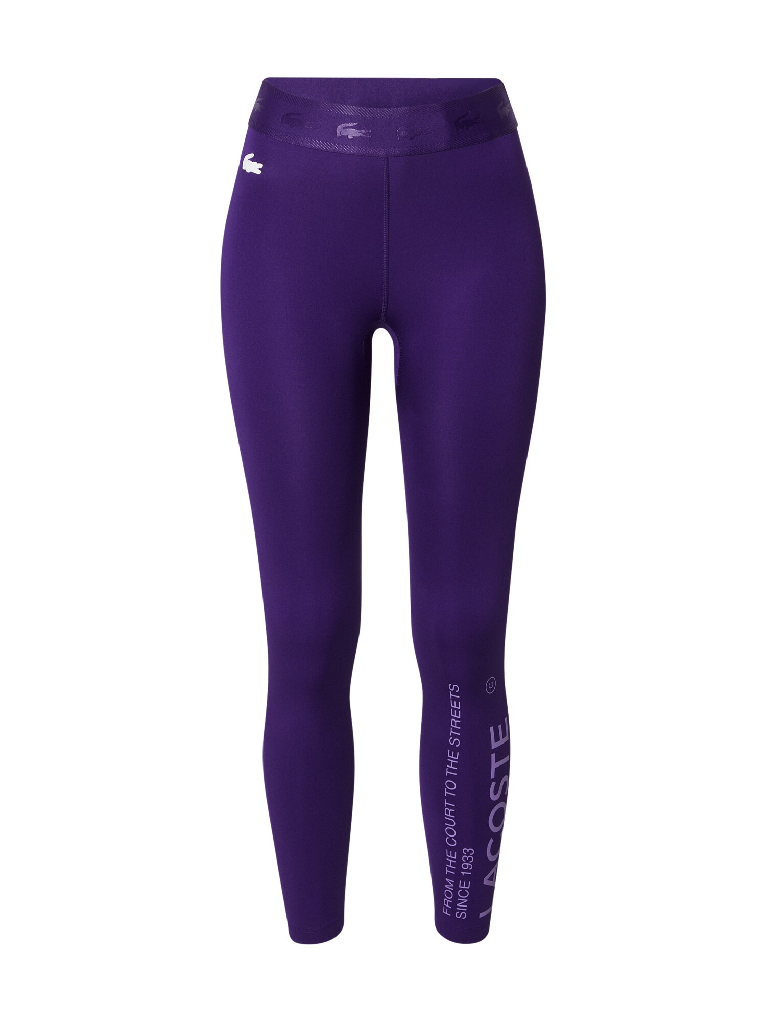 Lacoste Sport Sportnadrágok  sötétlila / fehér