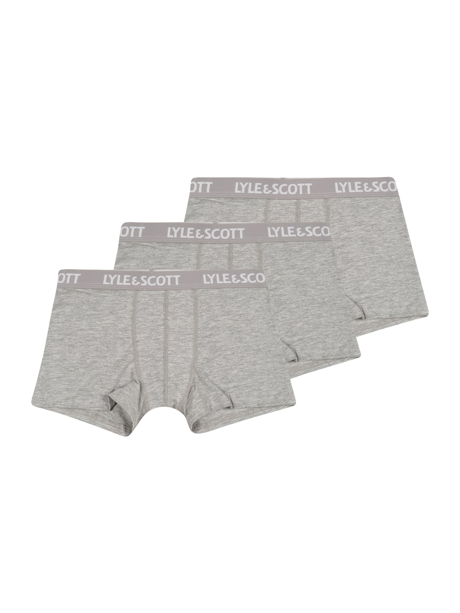 Lyle & Scott Alsónadrág  szürke melír / fehér