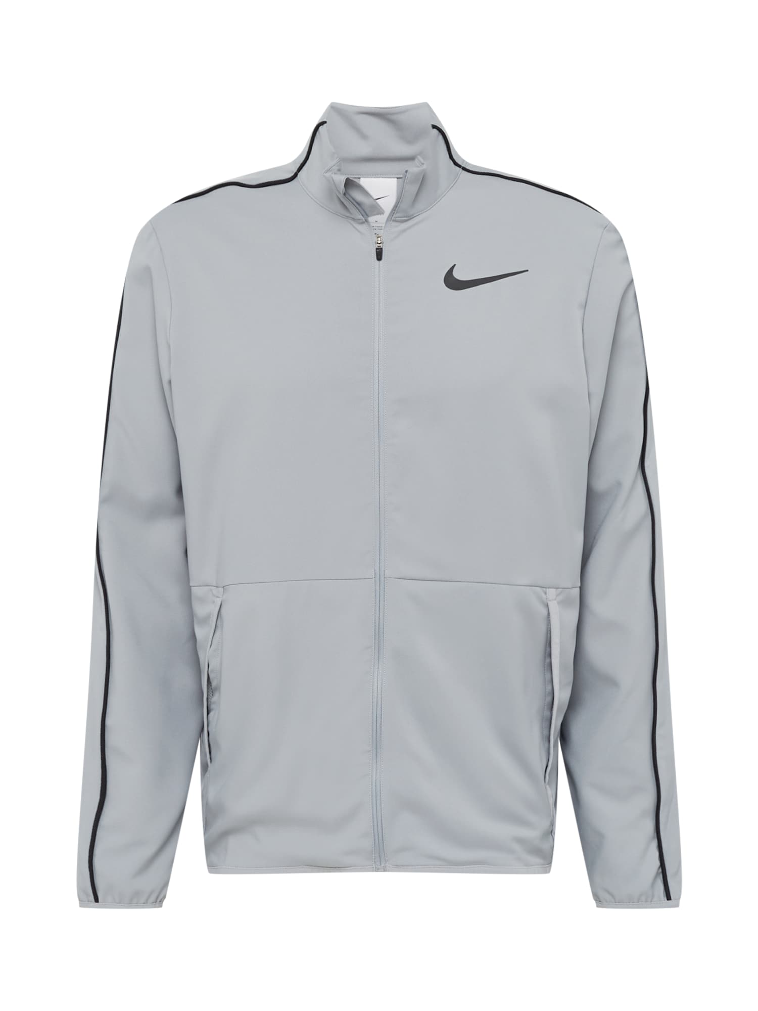NIKE Sport szabadidős dzsekik  szürke / fekete