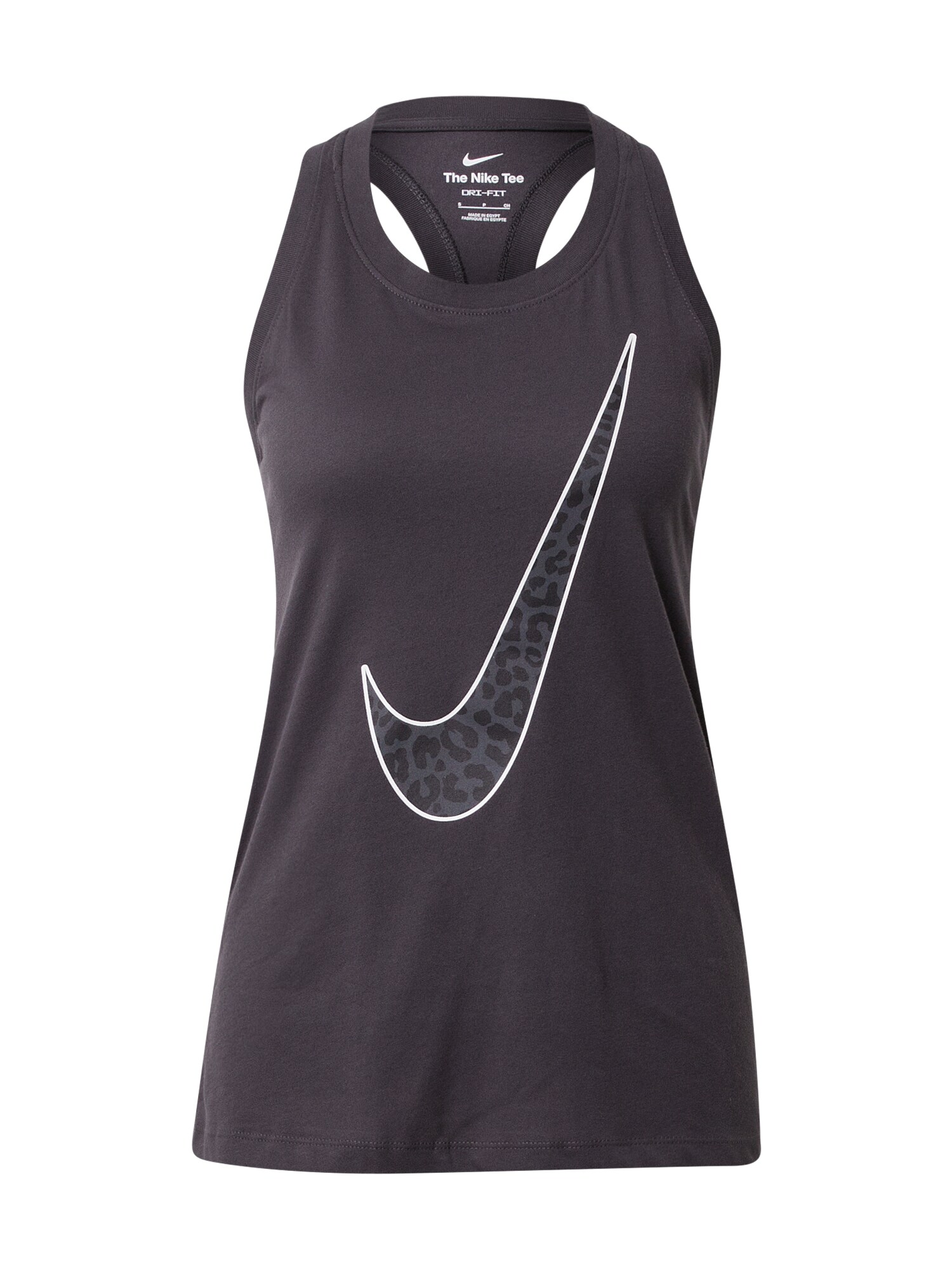 NIKE Sport top 'ONE HOOK'  antracit / fehér / sötétszürke