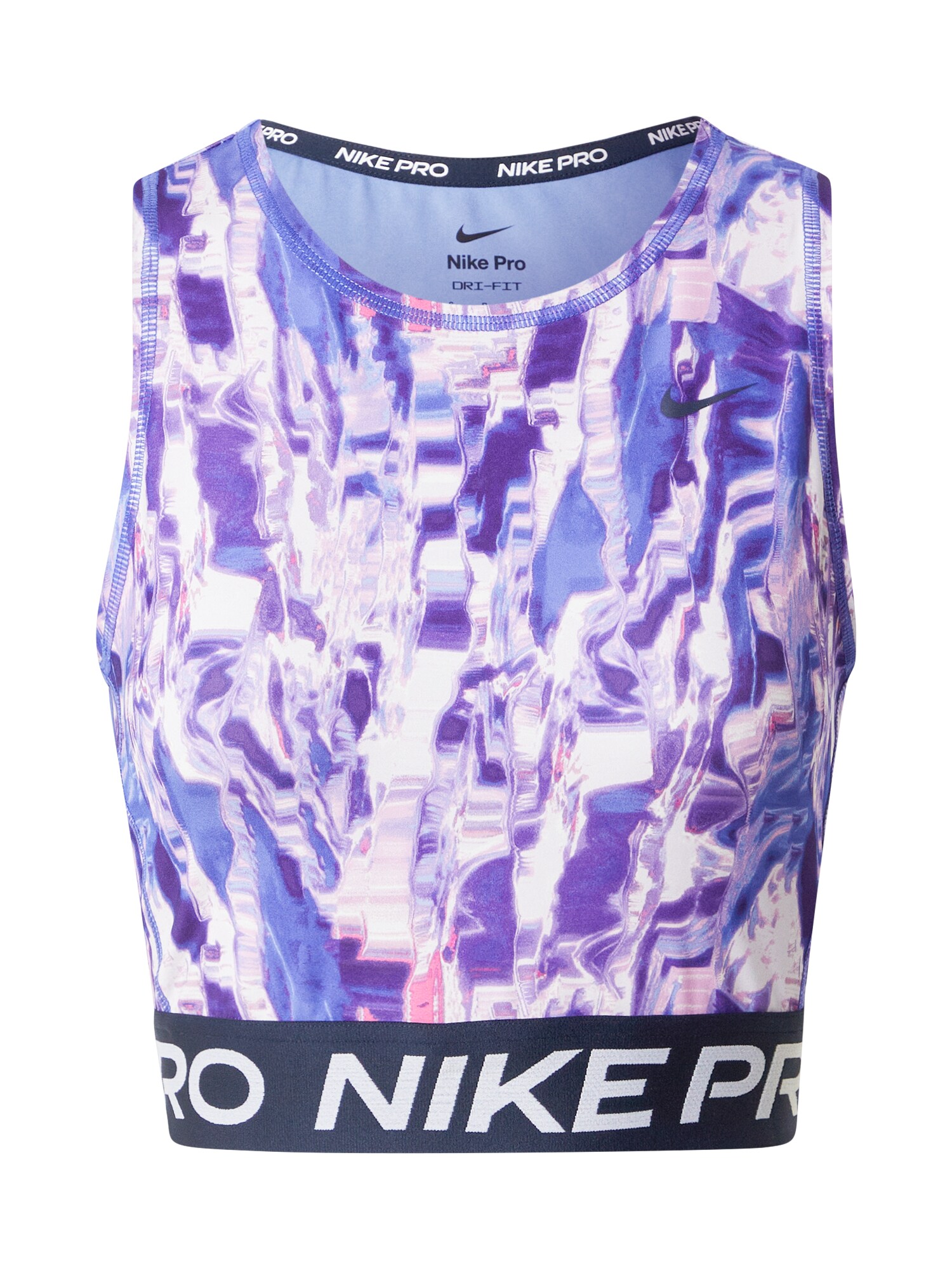 NIKE Sport top  sötétkék / fehér / sötétlila / türkiz