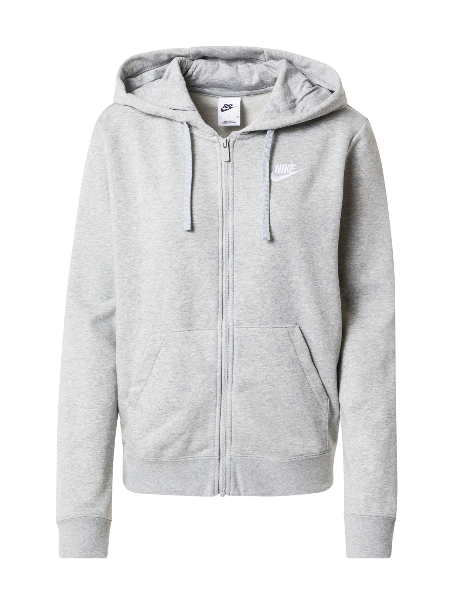 Nike Sportswear Tréning dzseki  szürke melír / fehér