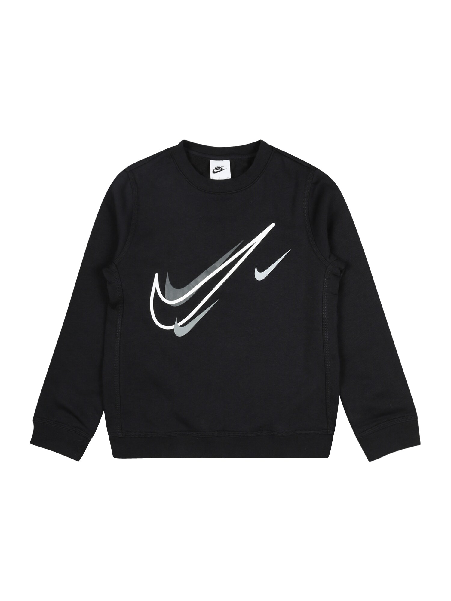 Nike Sportswear Tréning póló  fekete / fehér / sötétszürke