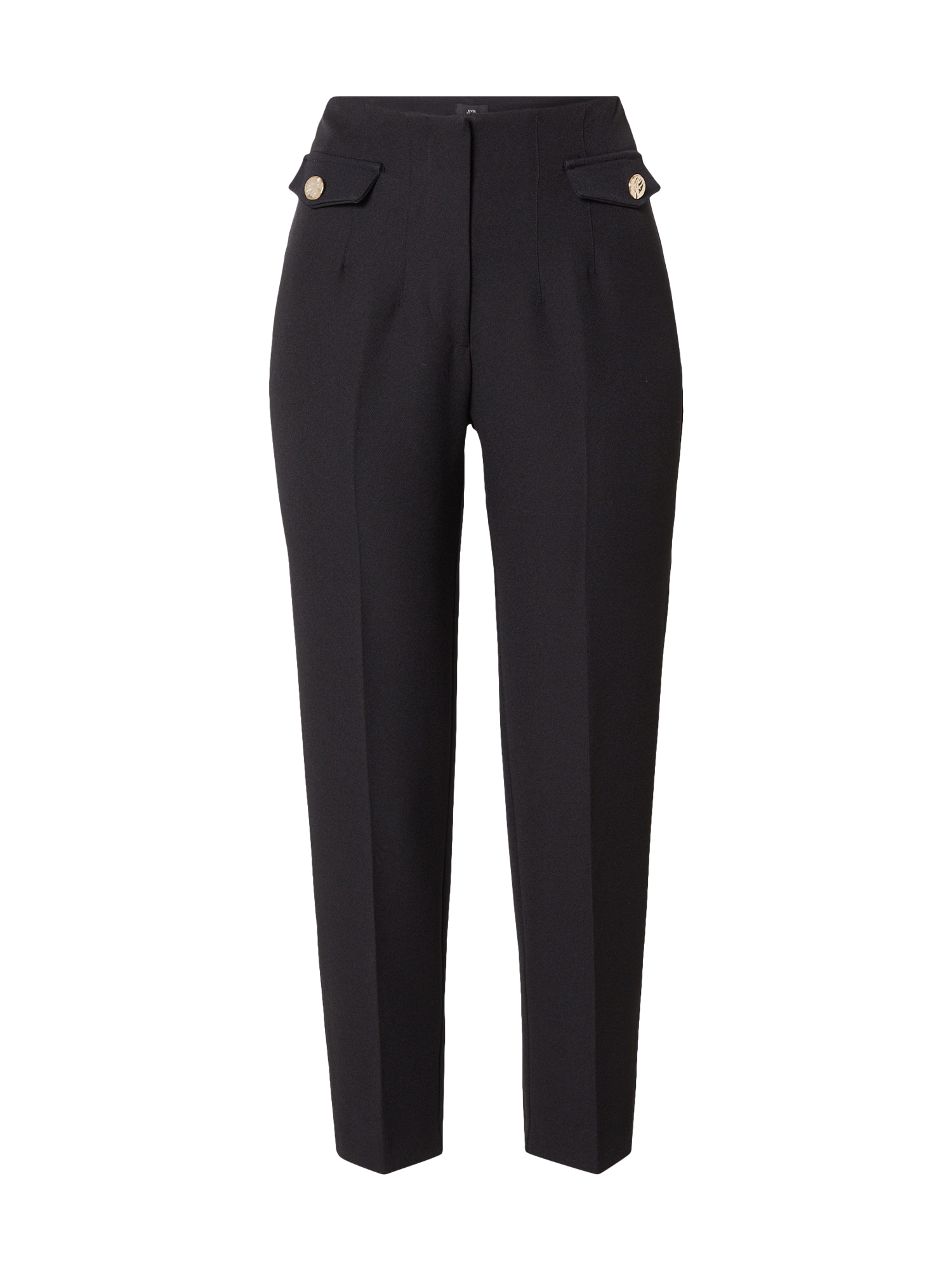 River Island Ráncos nadrág  fekete