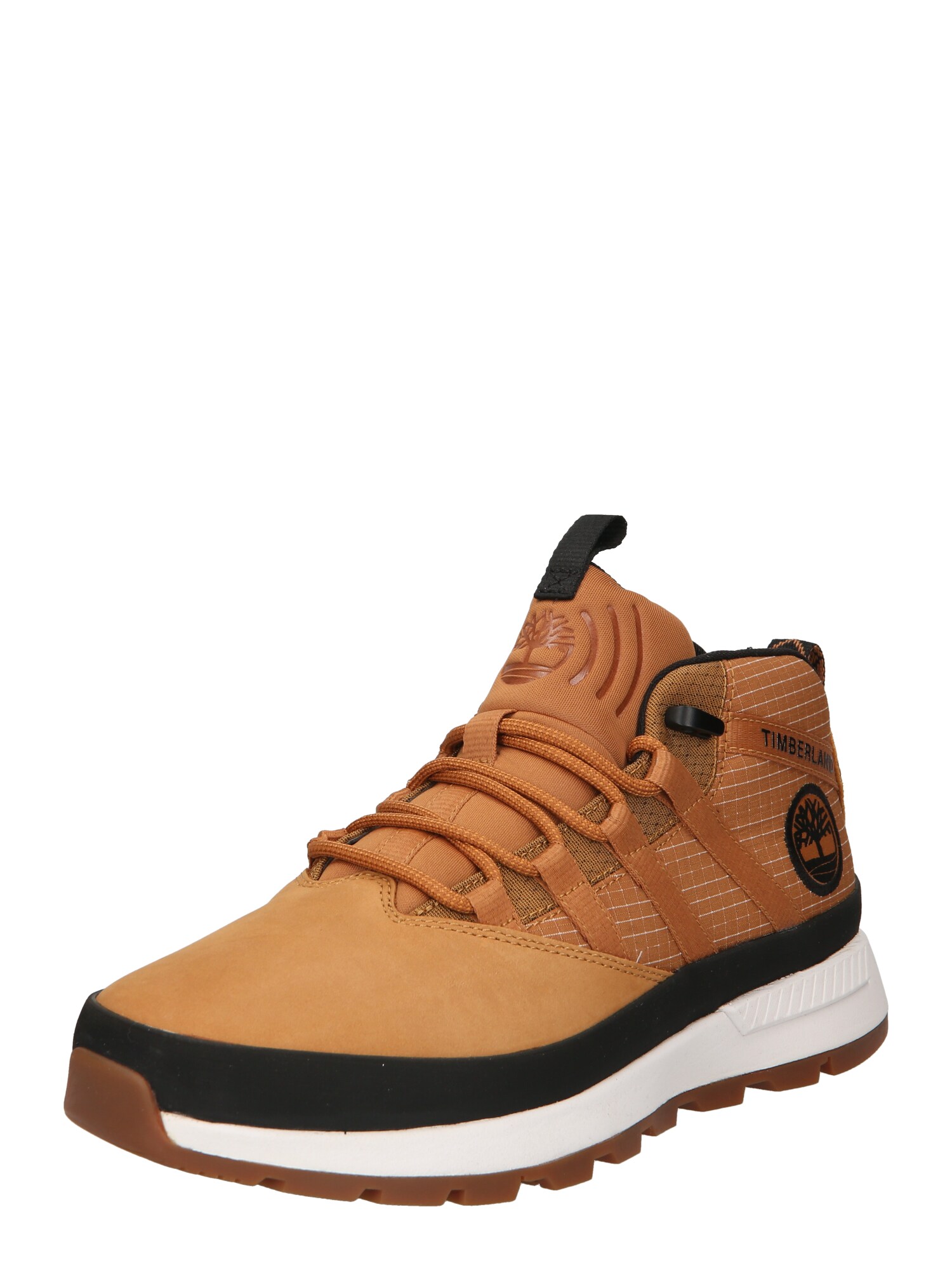 TIMBERLAND Magas szárú edzőcipők 'Euro Trekker'  karamell / fekete