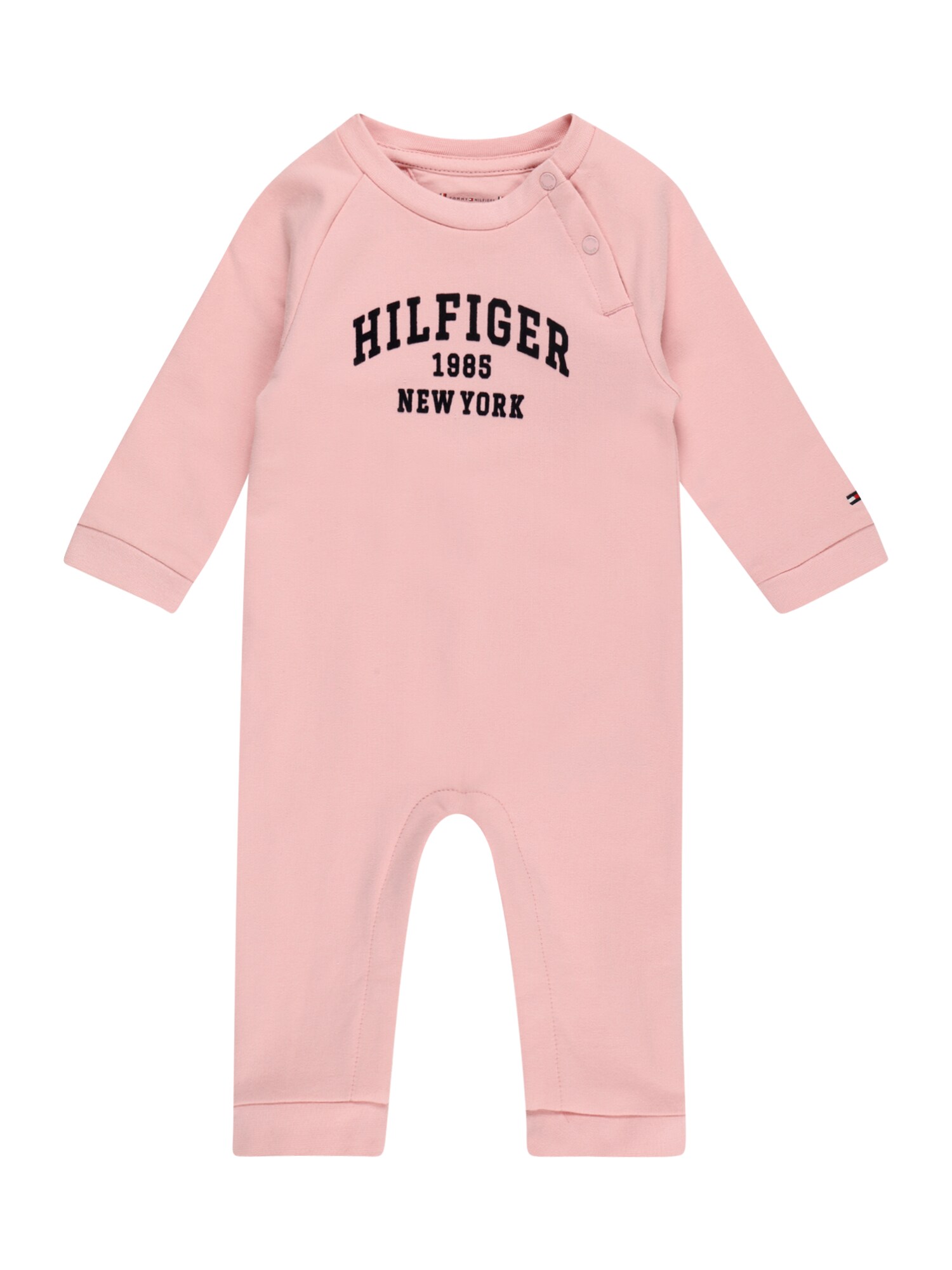 TOMMY HILFIGER Kezeslábasok  fekete / rózsaszín / rikító piros / fehér