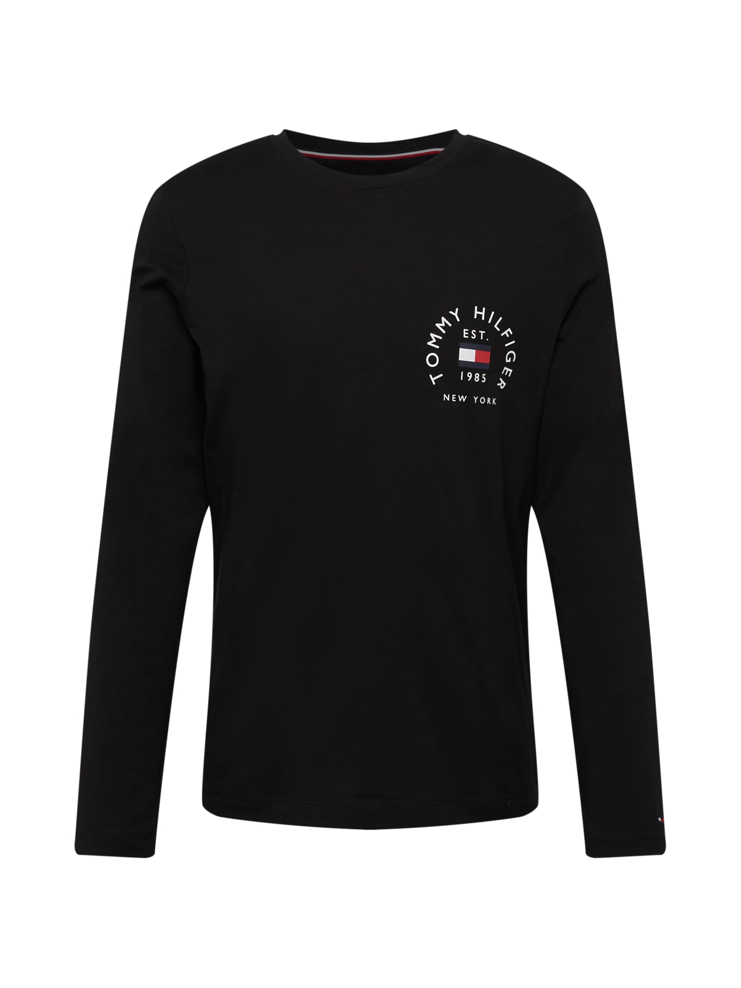 TOMMY HILFIGER Póló  fekete / fehér / piros / tengerészkék