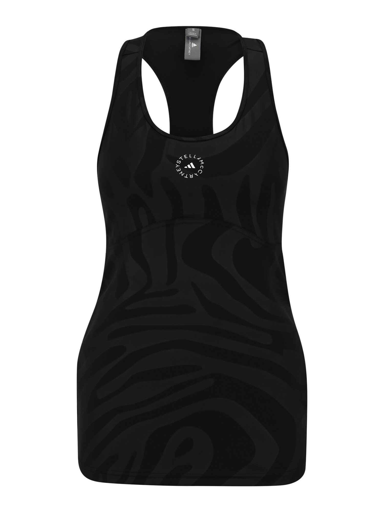 adidas by Stella McCartney Sport top  fekete / fehér