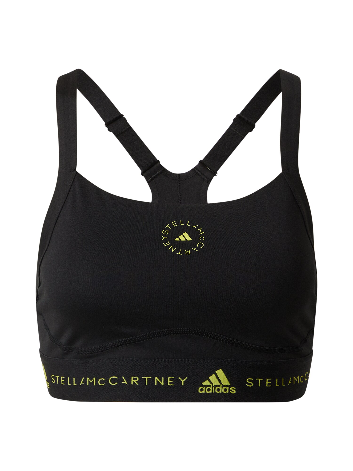 adidas by Stella McCartney Sportmelltartók  fekete / sárga