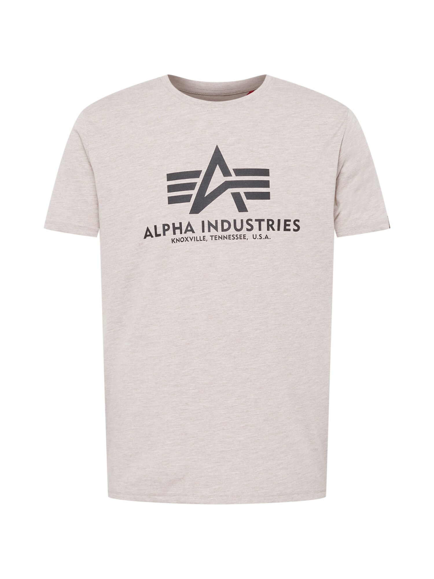 ALPHA INDUSTRIES Póló  cappuccinobarna / fekete