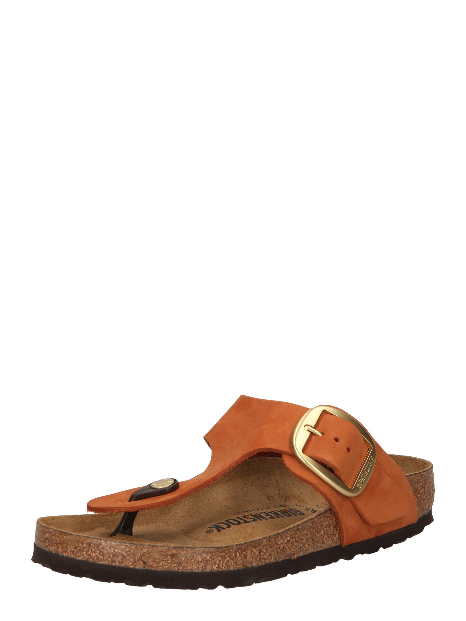 BIRKENSTOCK Ujjelválasztó-pántos szandál 'Gizeh'  konyak