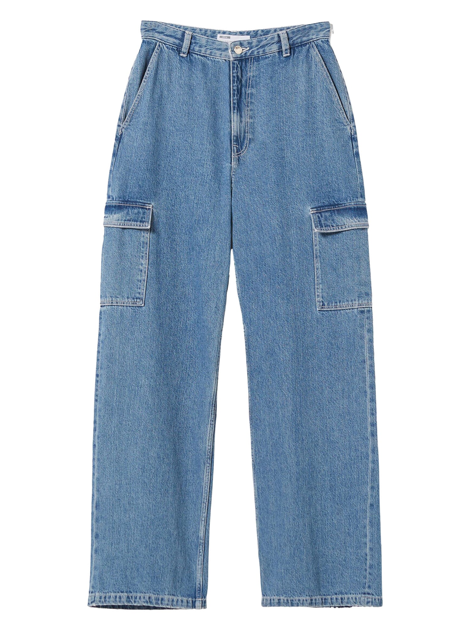 Bershka Cargo farmer  kék farmer