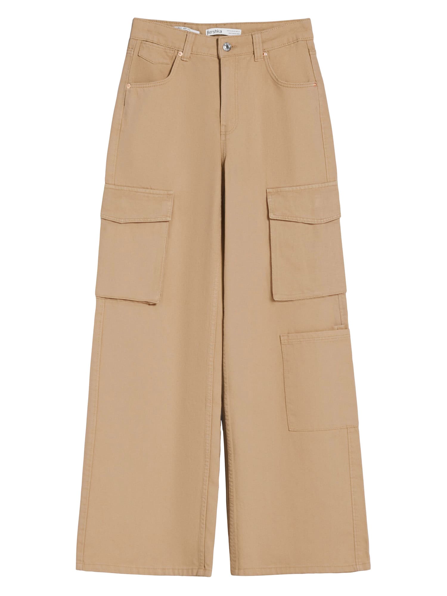 Bershka Cargo nadrágok  homok