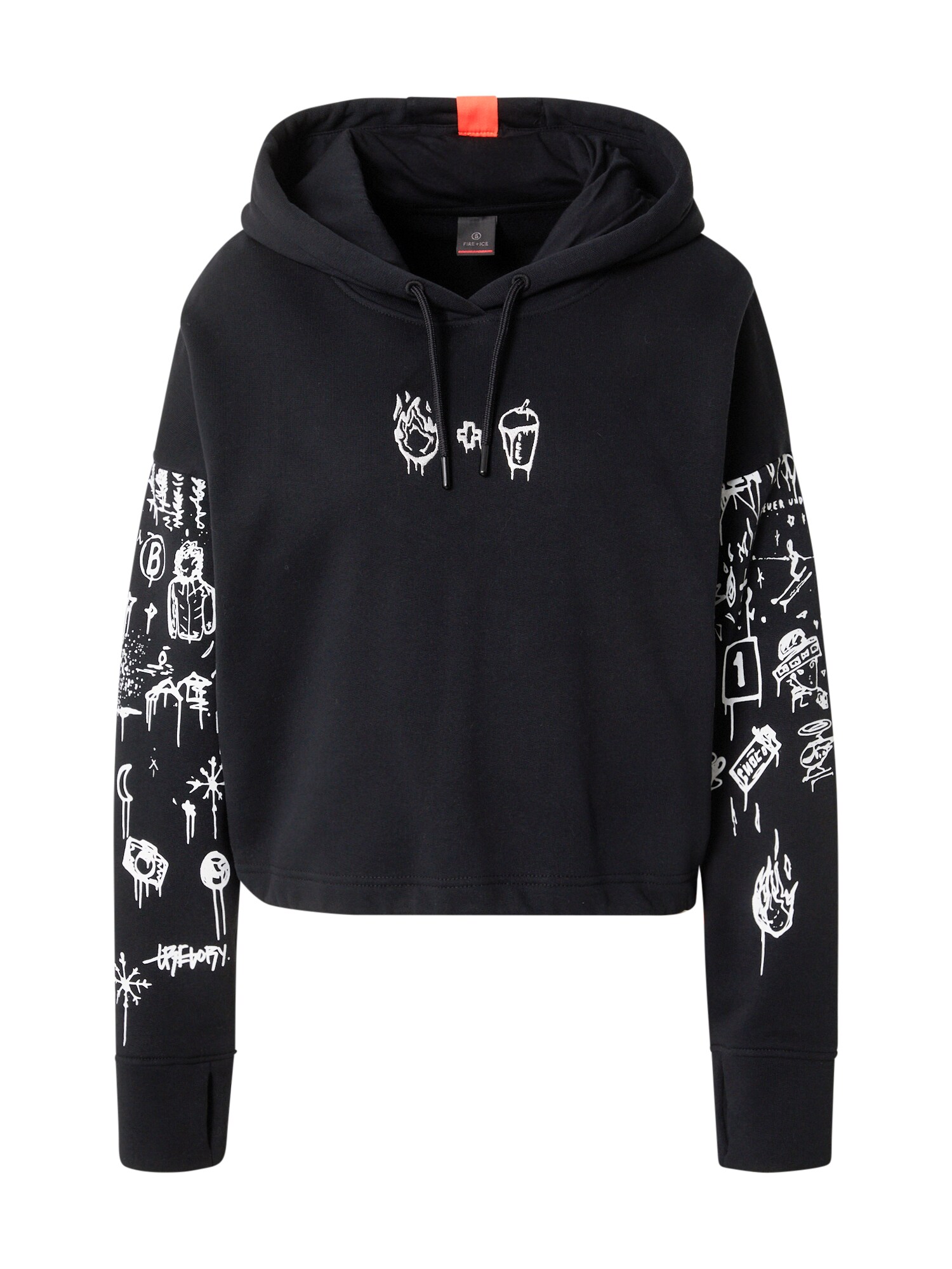 Bogner Fire + Ice Sport szabadidős felsők 'COSA'  fekete / fehér