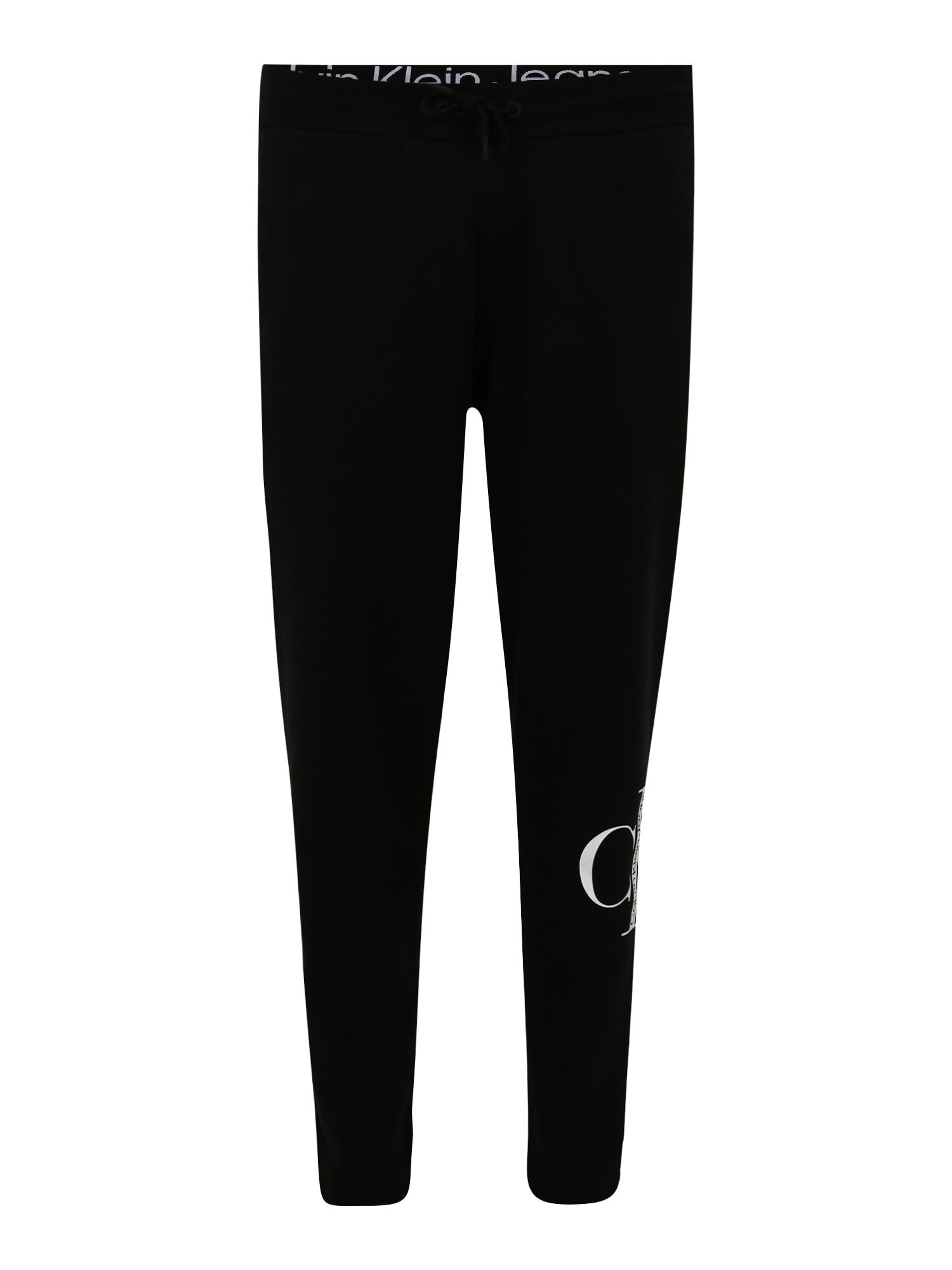 Calvin Klein Jeans Plus Nadrág  fekete / fehér