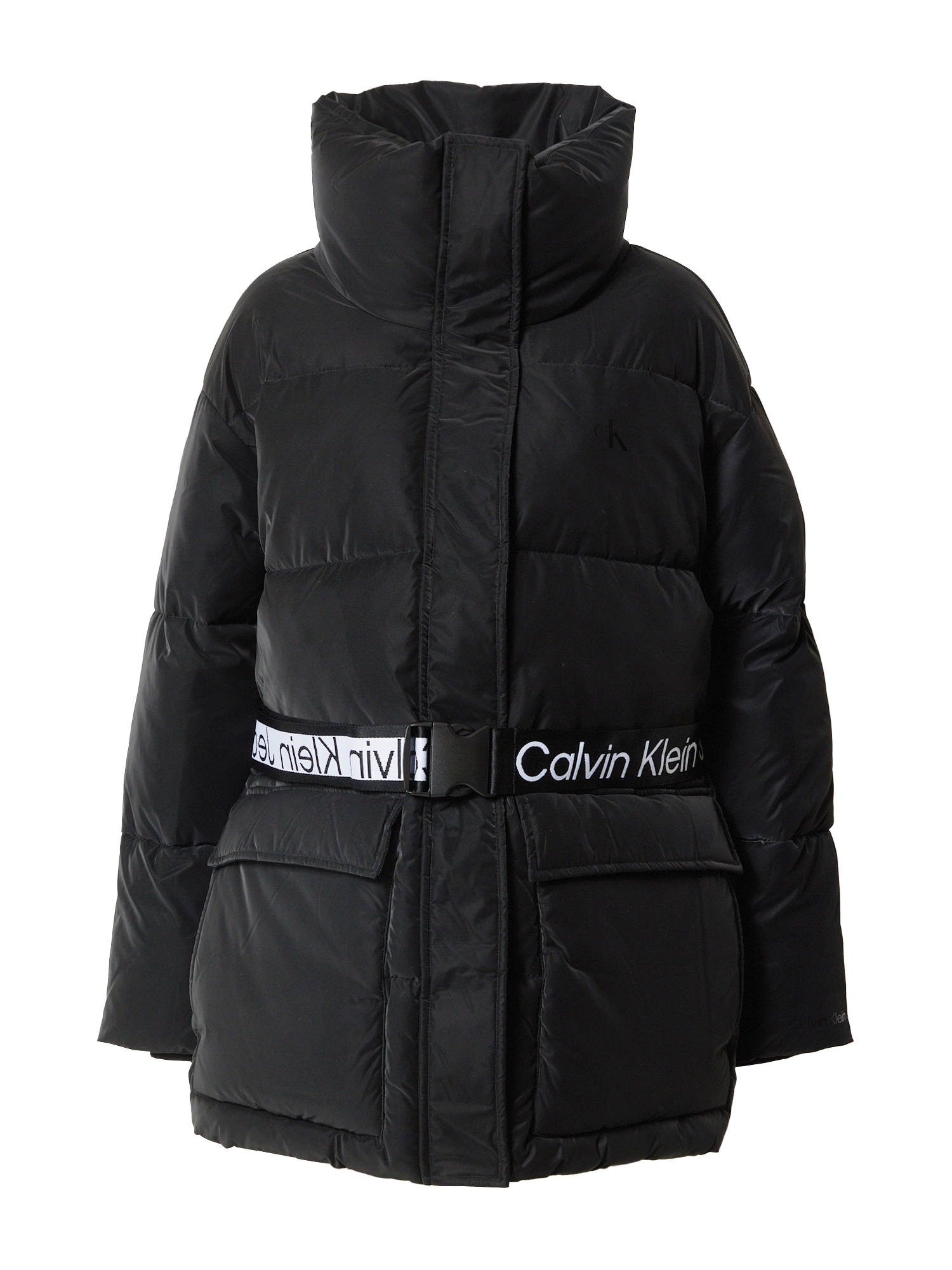 Calvin Klein Jeans Téli dzseki  fekete / fehér
