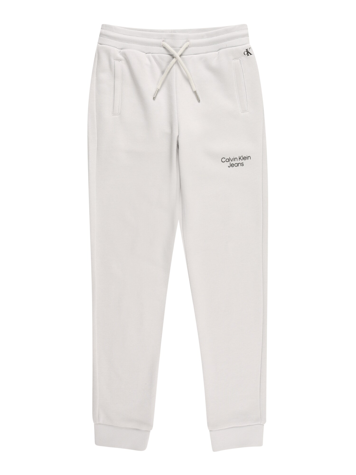 Calvin Klein Nadrág  fekete / természetes fehér