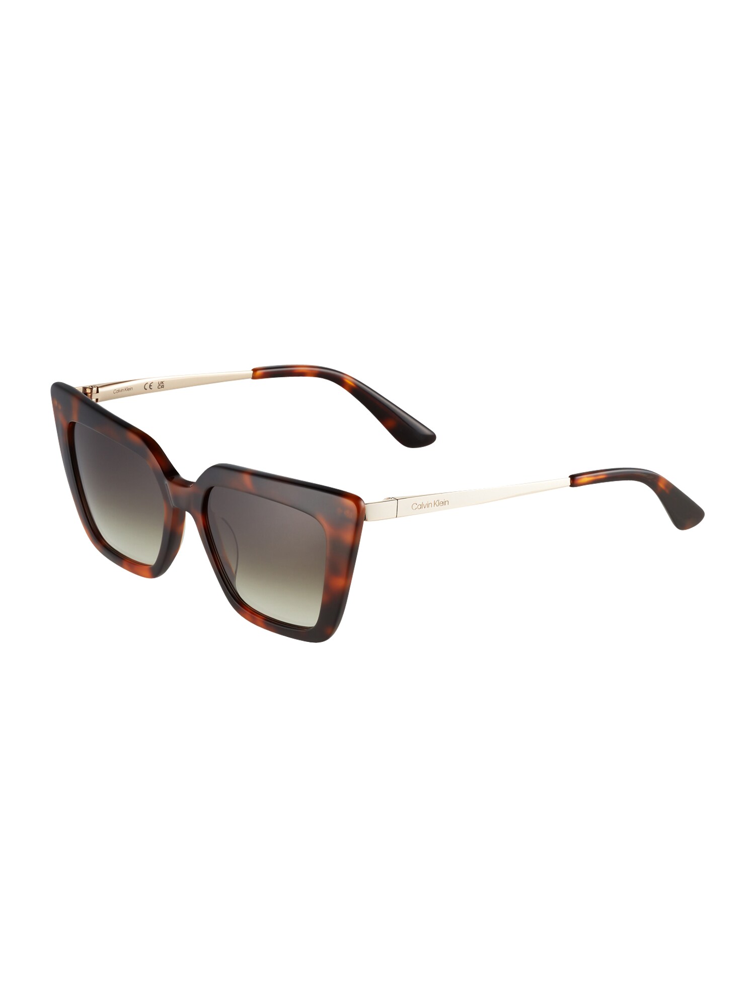 Calvin Klein Napszemüveg  sötét barna / okker