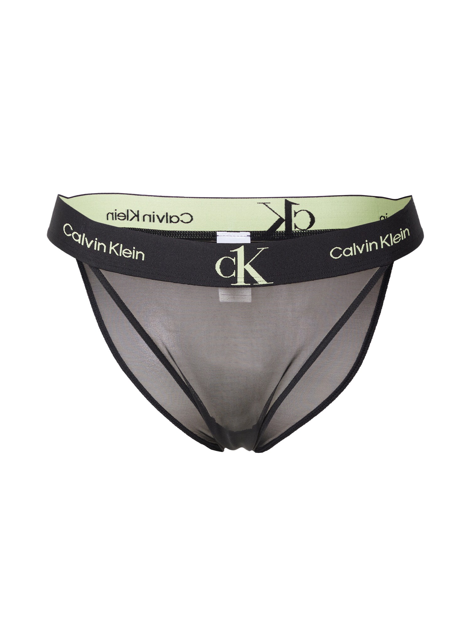 Calvin Klein Underwear Slip  fekete / pasztellzöld