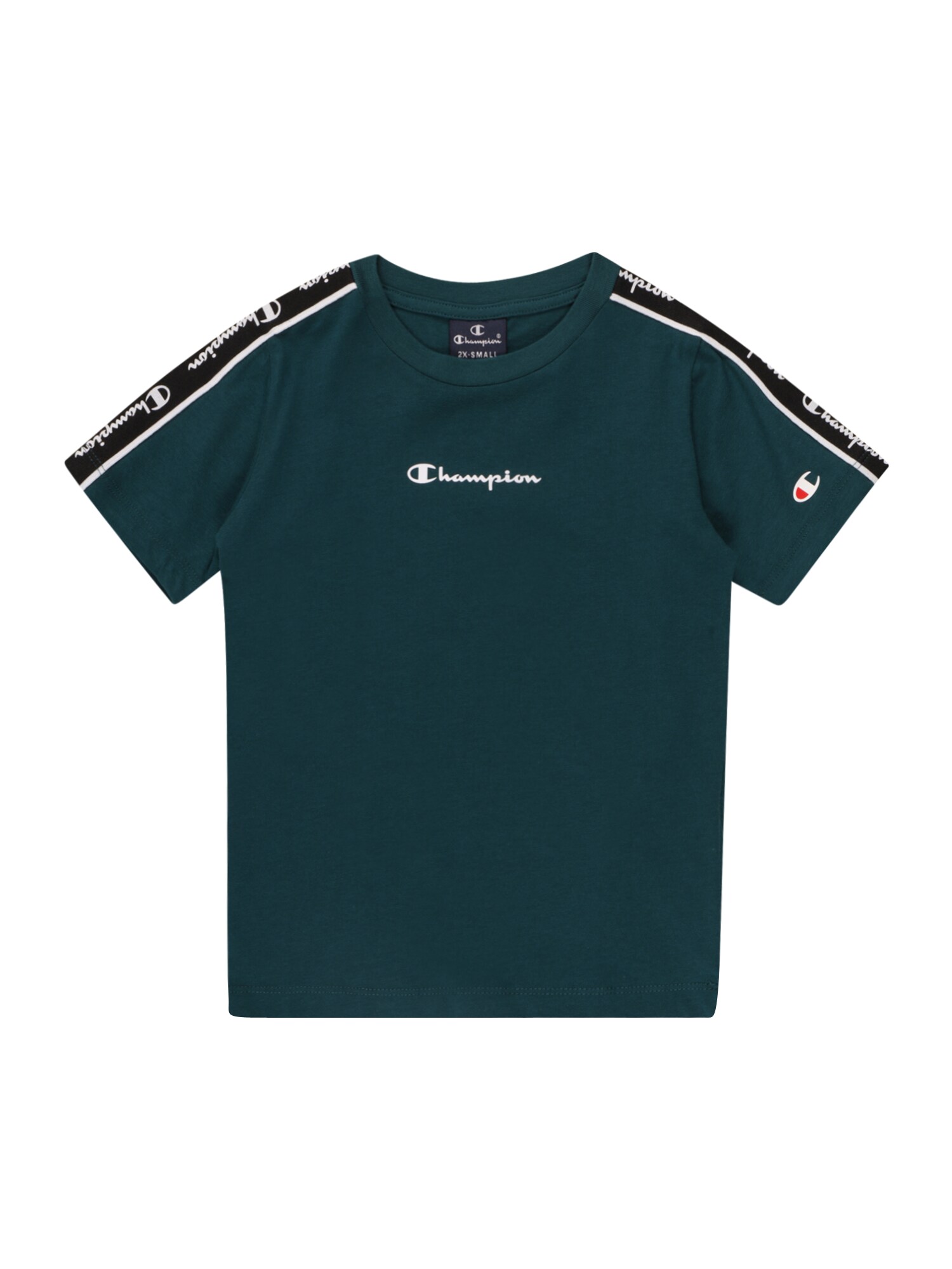 Champion Authentic Athletic Apparel Póló  sötétzöld / fehér / fekete