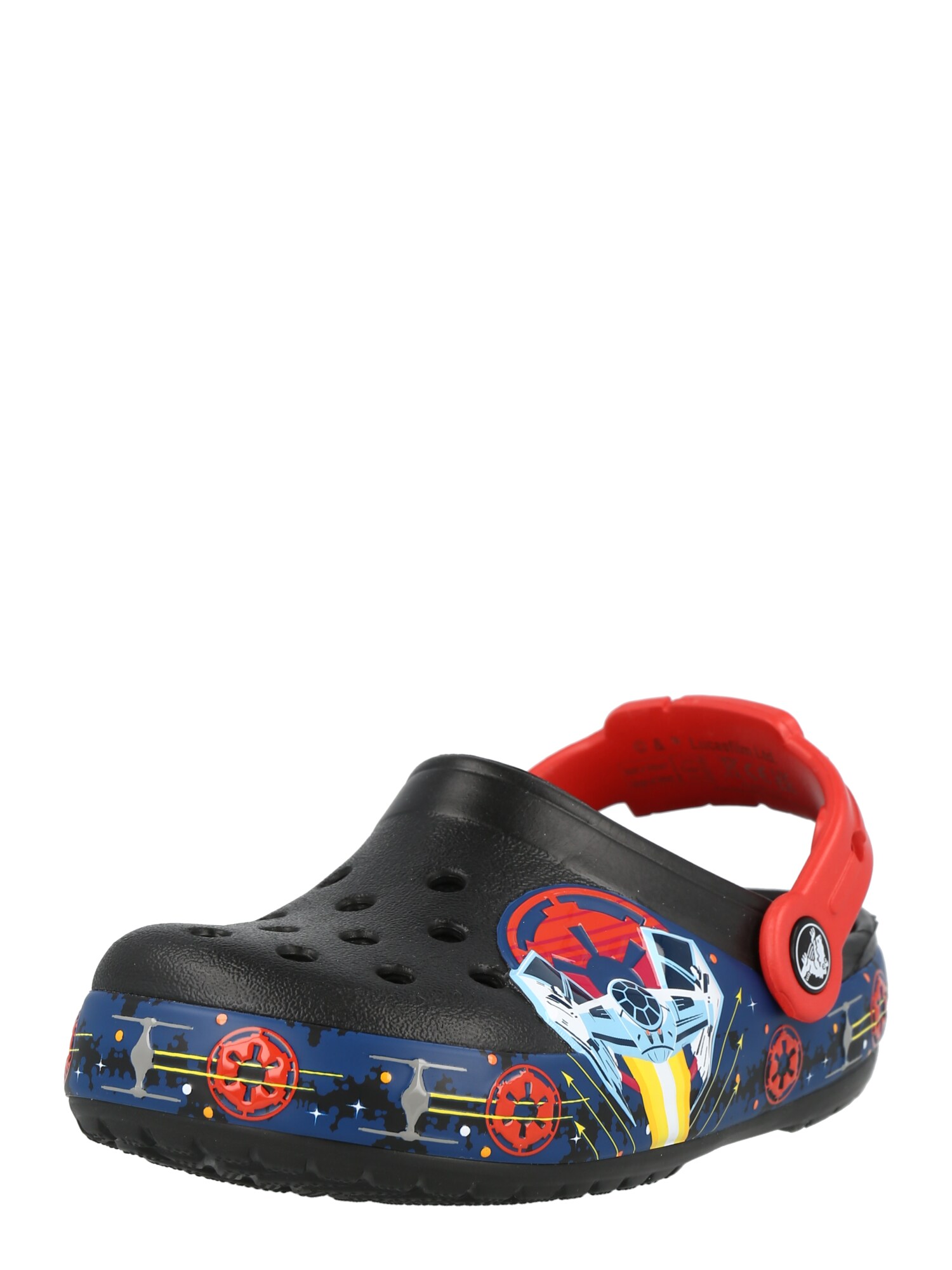Crocs Nyitott cipők 'Darth Vader'  fekete / világoskék / tengerészkék / piros