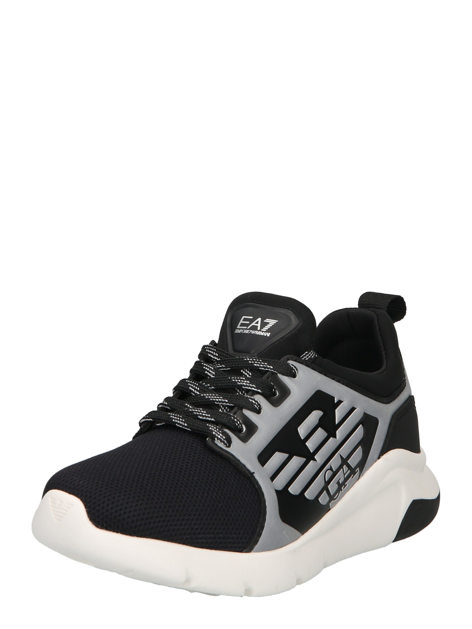 EA7 Emporio Armani Sportcipő  fekete / ezüstszürke