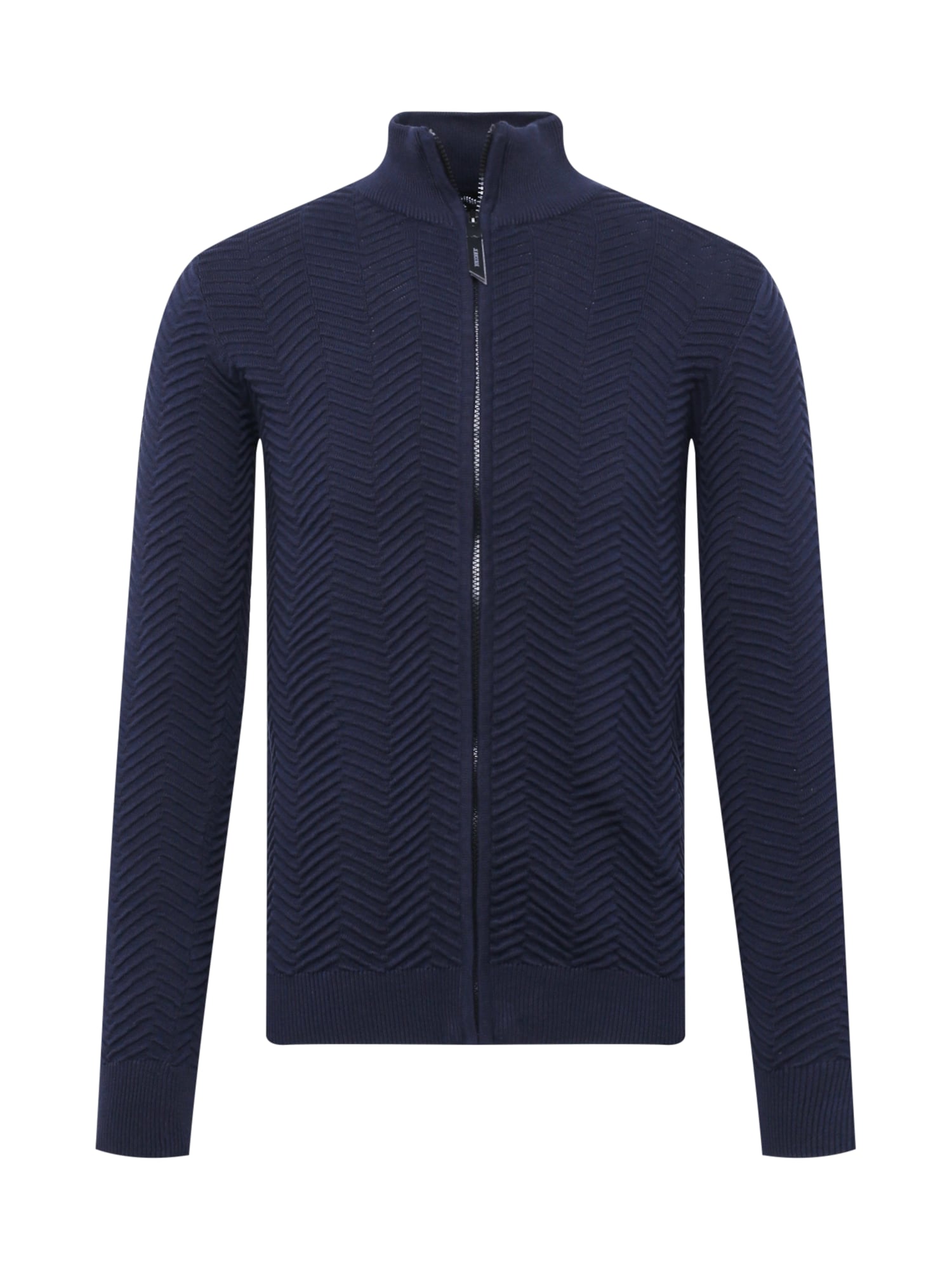 INDICODE JEANS Kardigán 'Huber'  tengerészkék