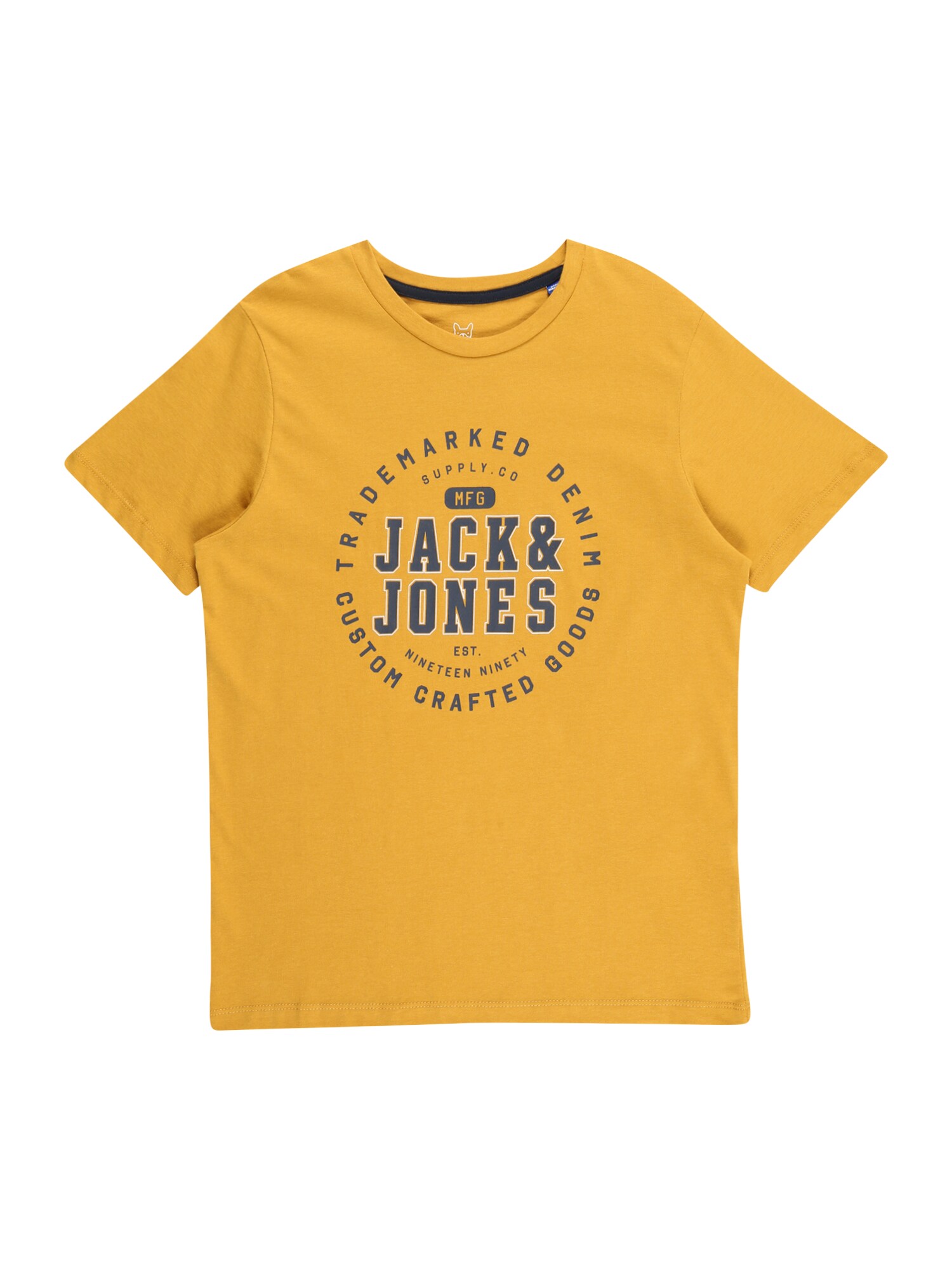 Jack & Jones Junior Póló  aranysárga / tengerészkék / fehér