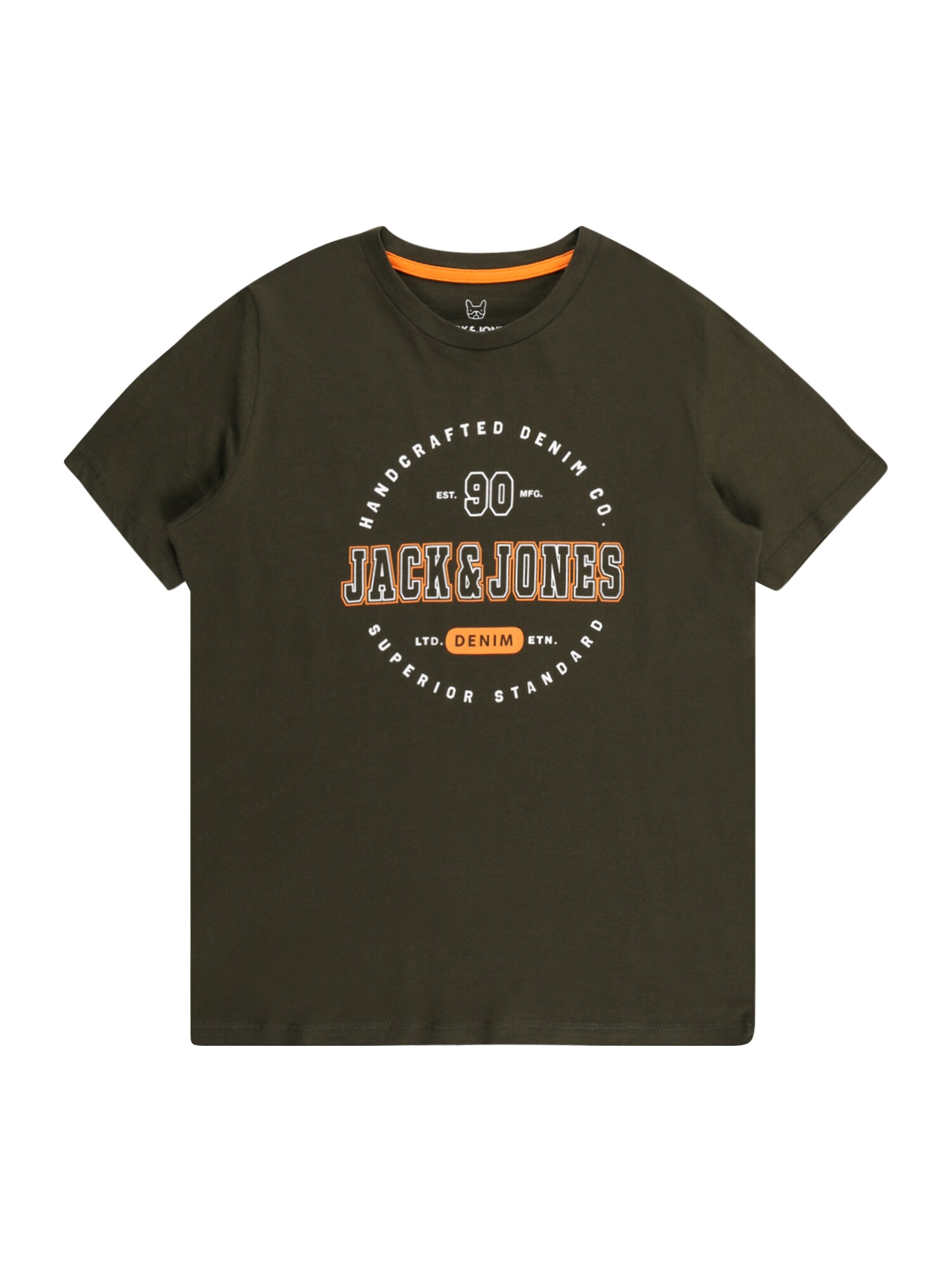 Jack & Jones Junior Póló  olíva / narancs / fehér