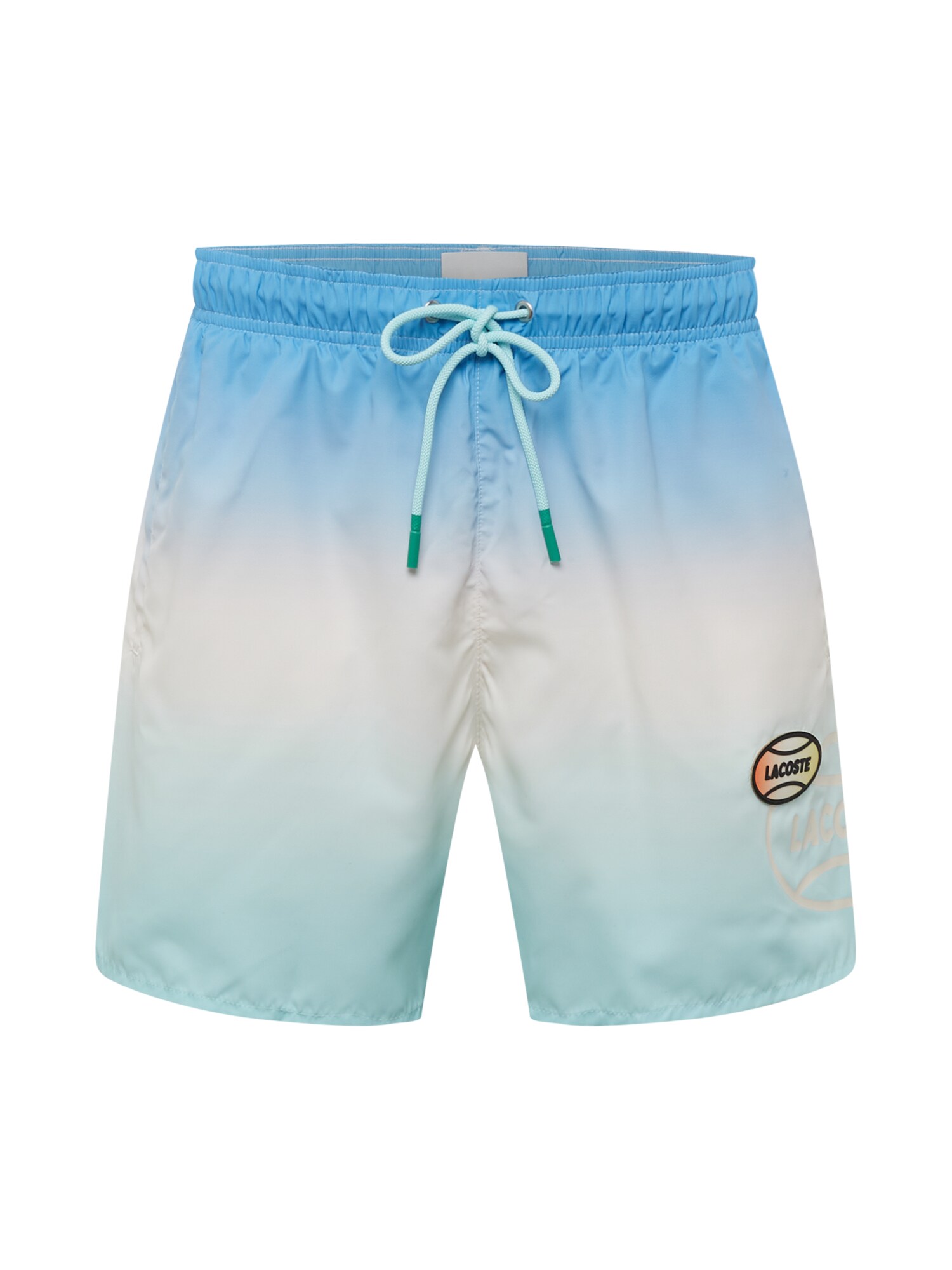 LACOSTE Rövid fürdőnadrágok  világoskék / menta / krém