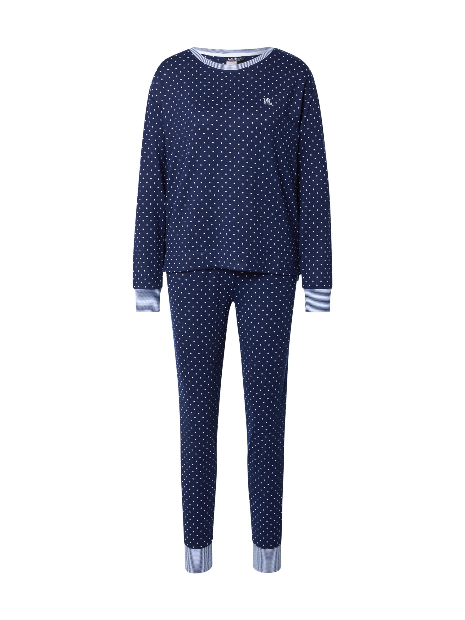 Lauren Ralph Lauren Pizsama  tengerészkék / világoskék