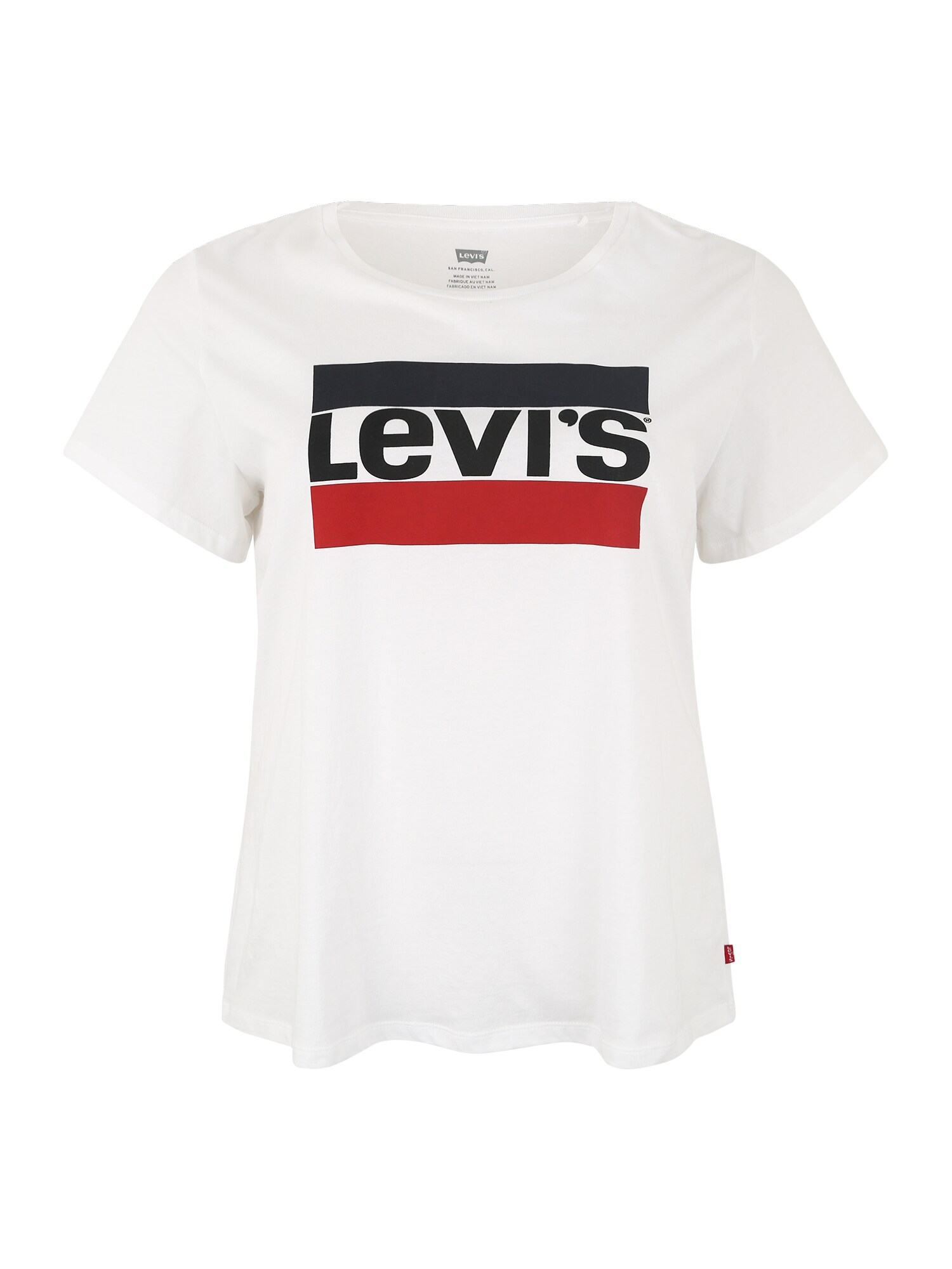 Levi's® Plus Póló  fehér / fekete / tengerészkék
